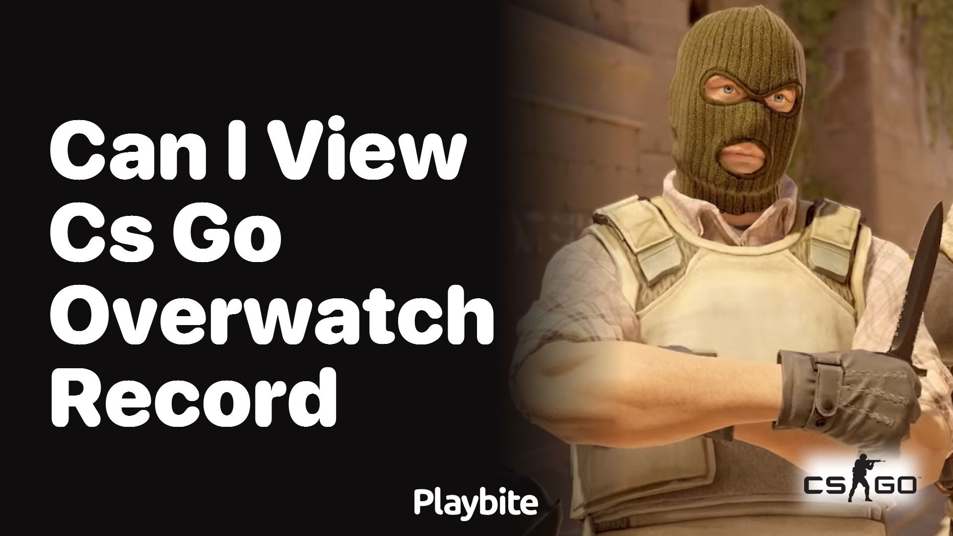 Can I view my CS:GO Overwatch record?