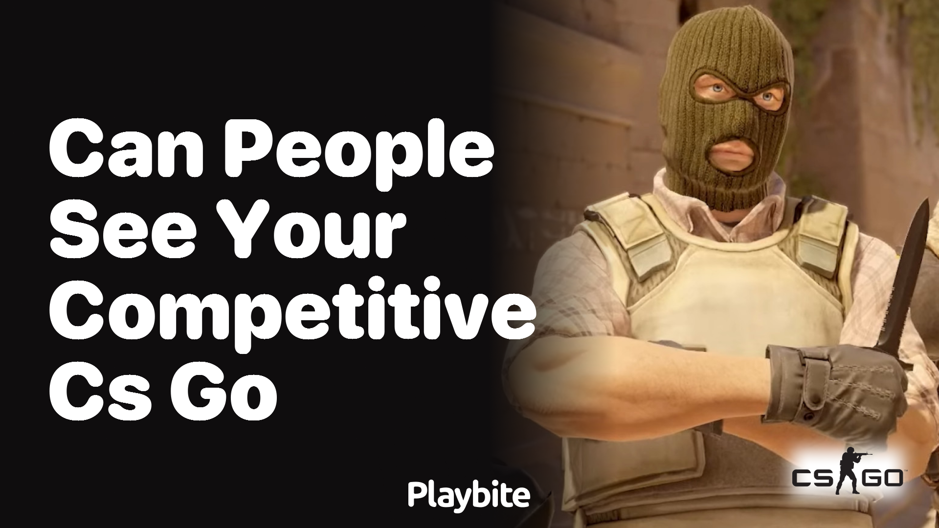 Can people see your competitive CS:GO rank?