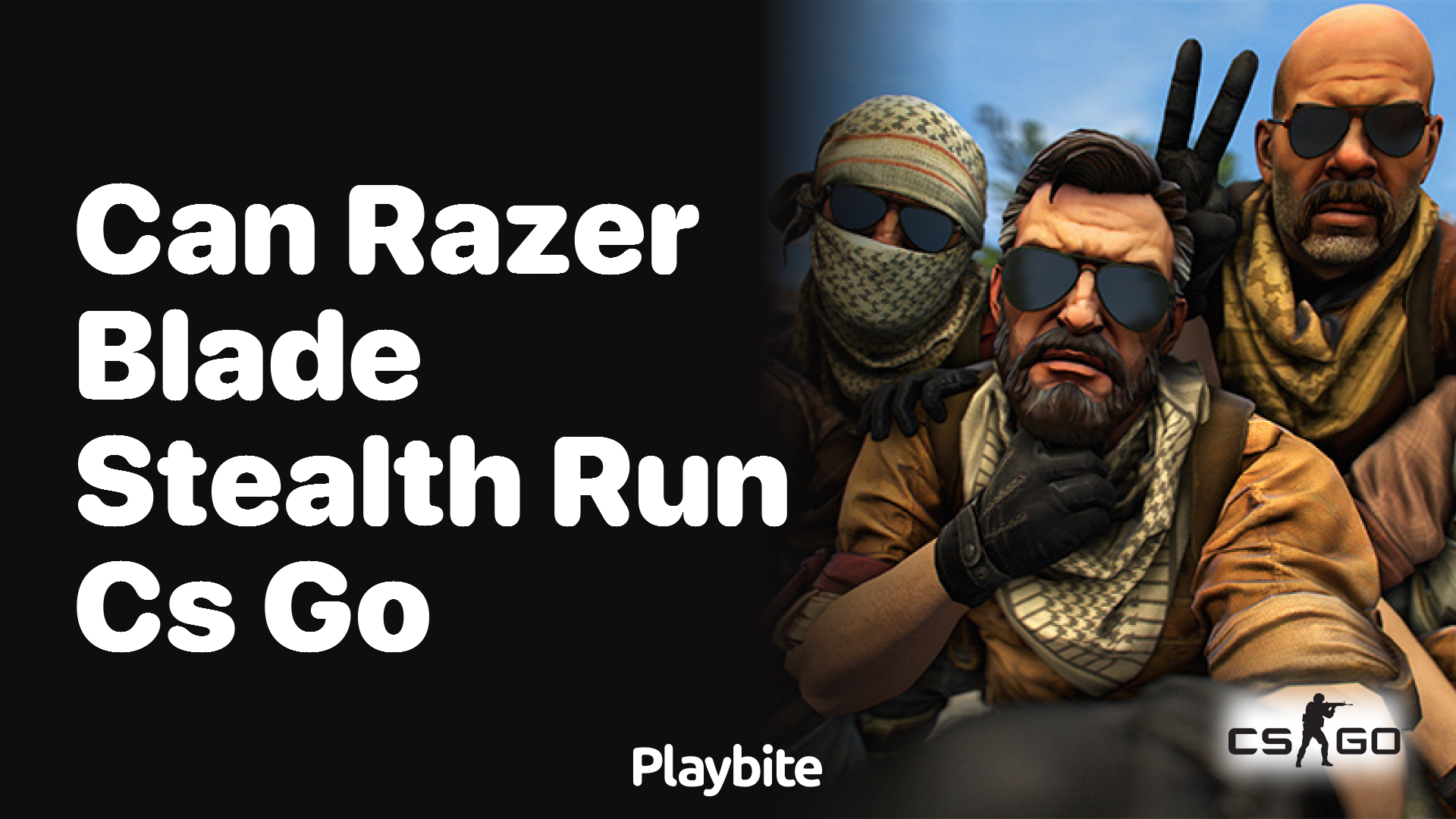 Can Razer Blade Stealth run CS:GO?