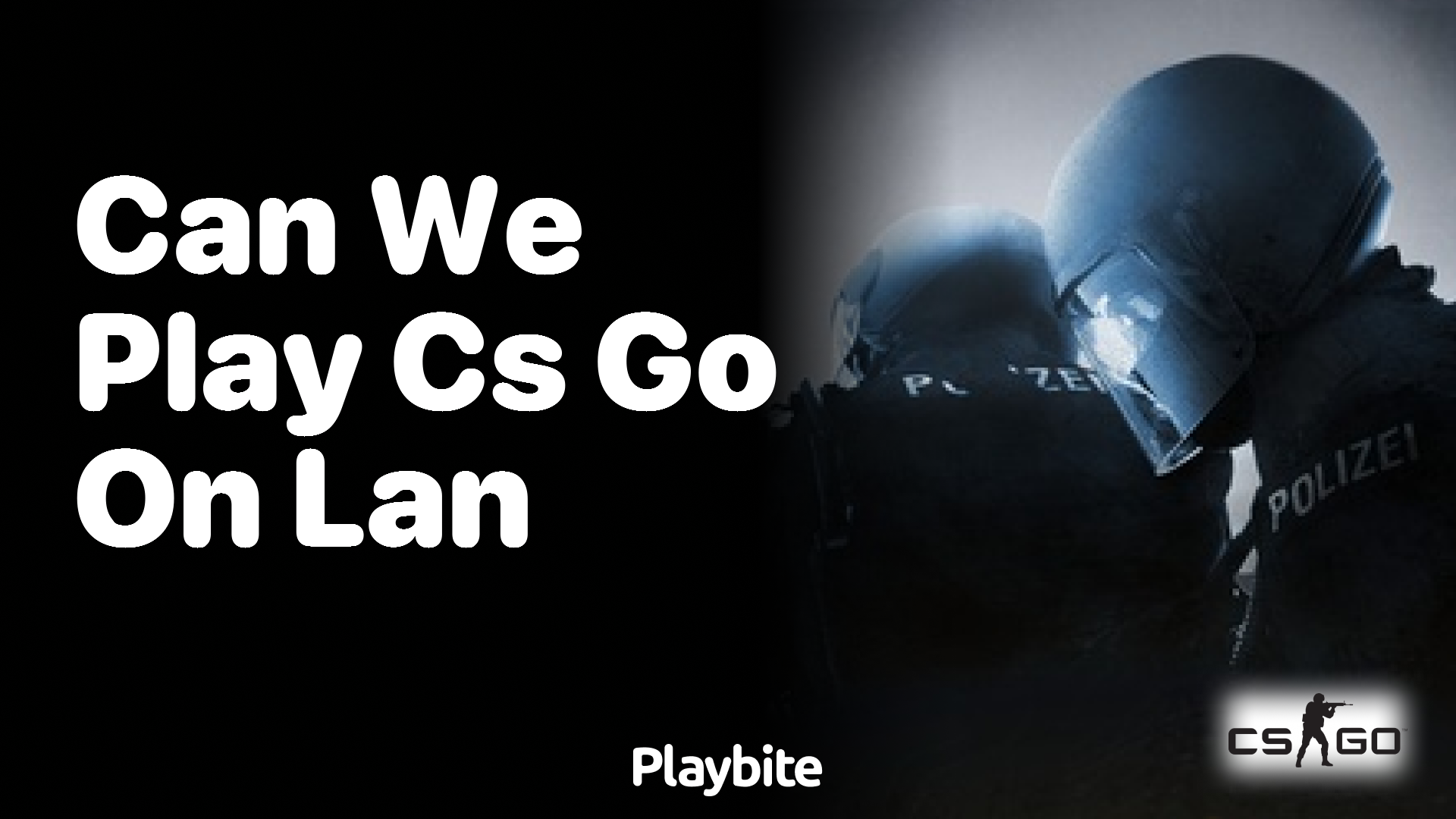 Can we play CS:GO on LAN?