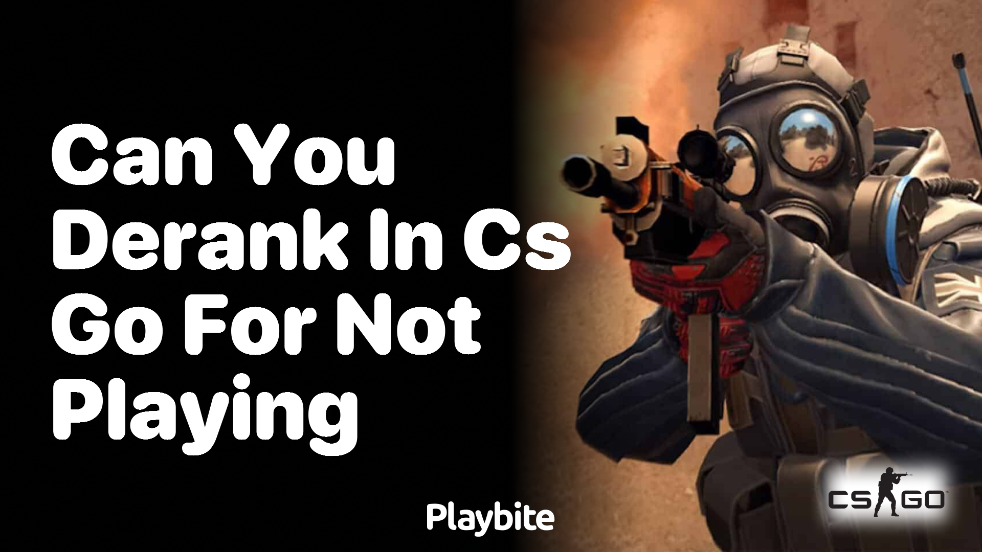 Can you derank in CS:GO for not playing?