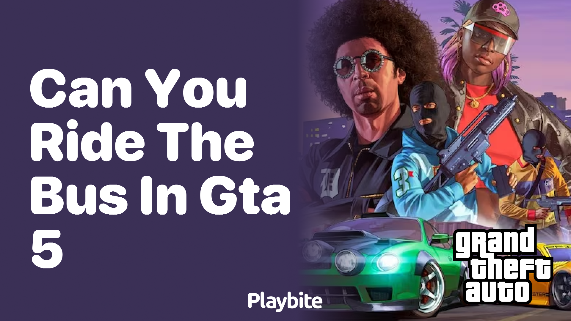 Can you ride the bus in GTA 5?