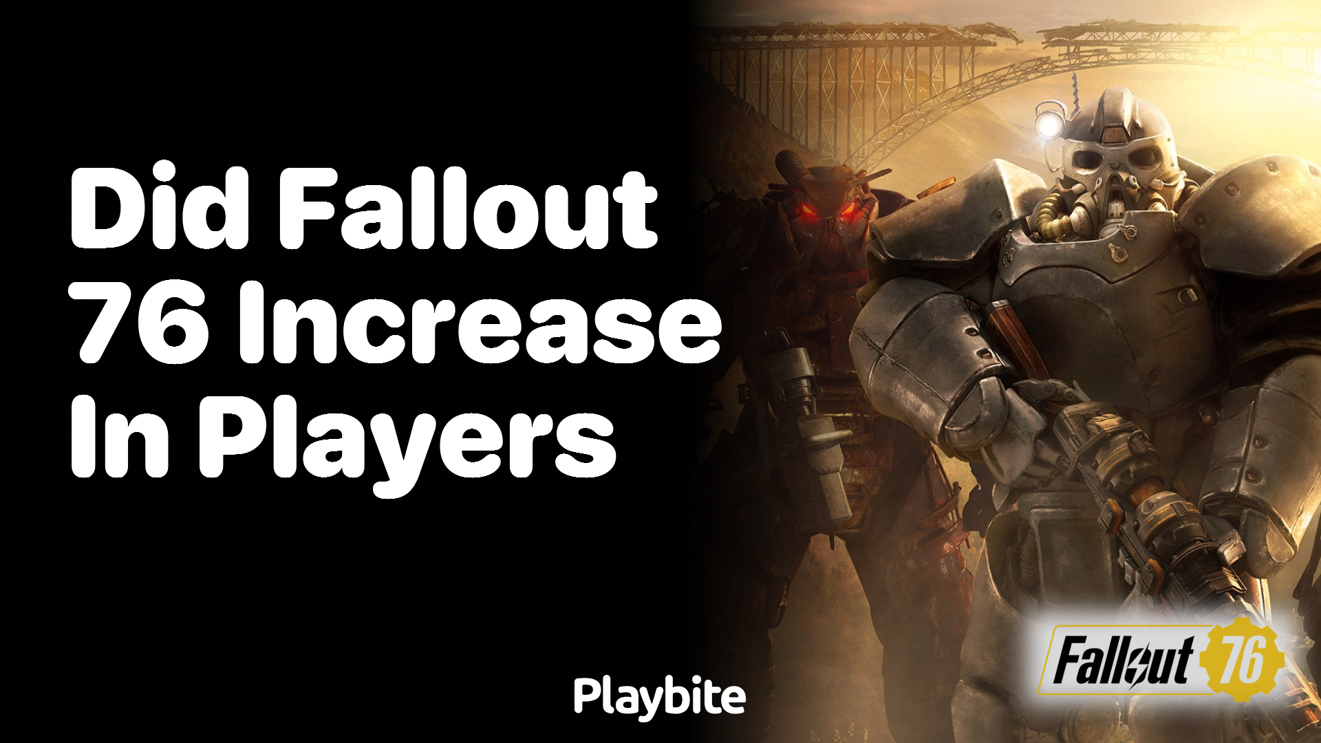 Did Fallout 76 increase in players?