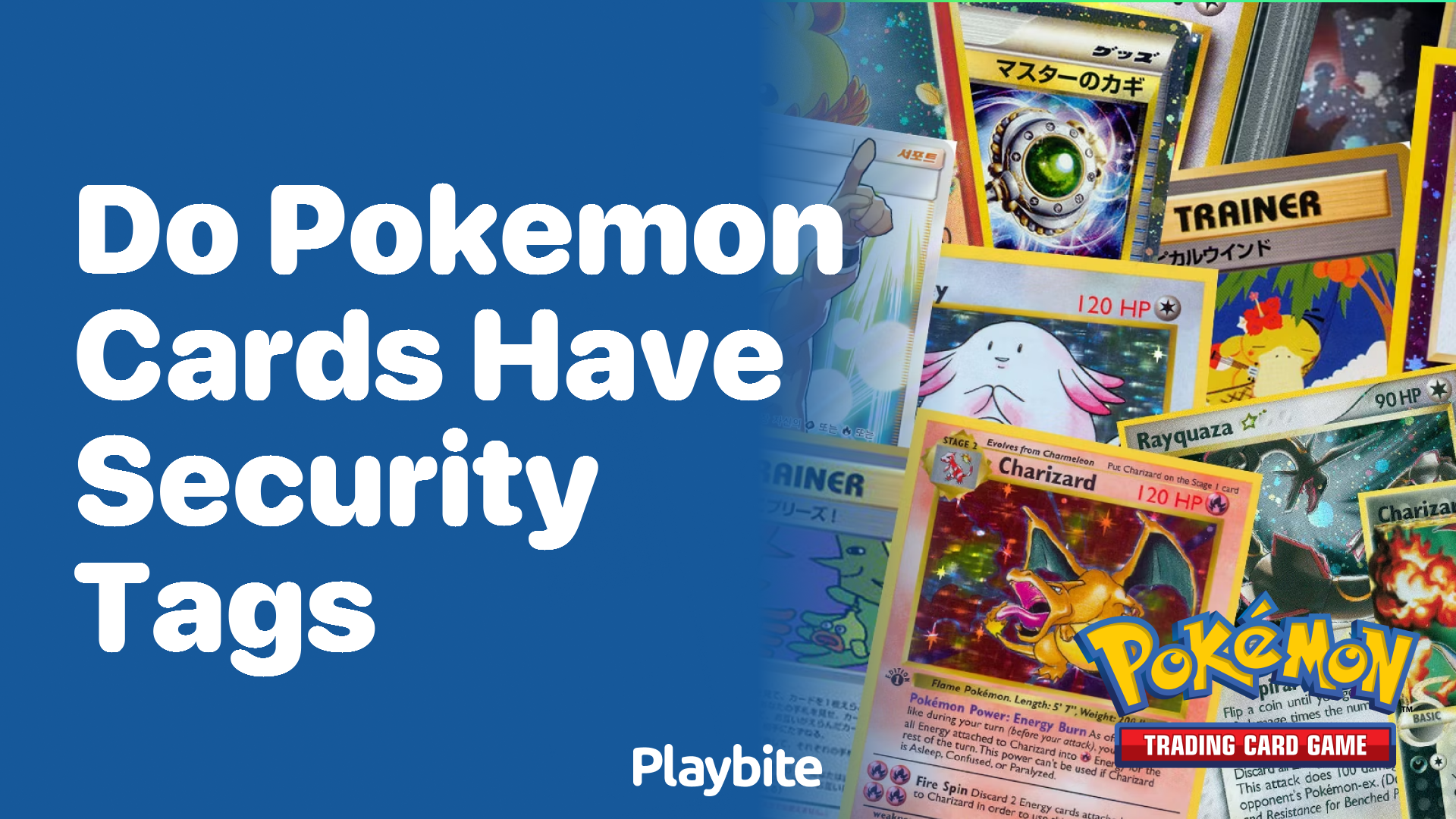 Do Pokemon Cards Have Security Tags?