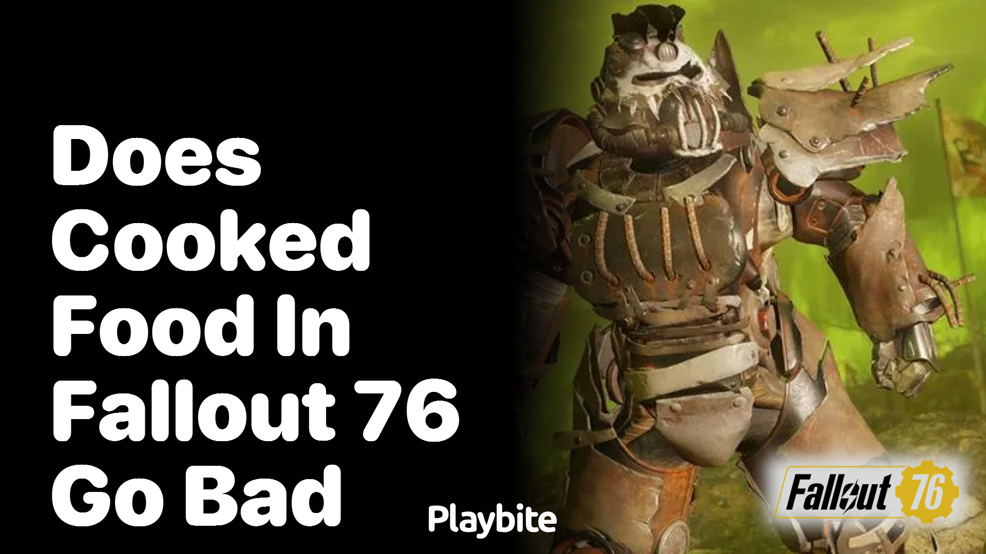 Does Cooked Food in Fallout 76 Go Bad?