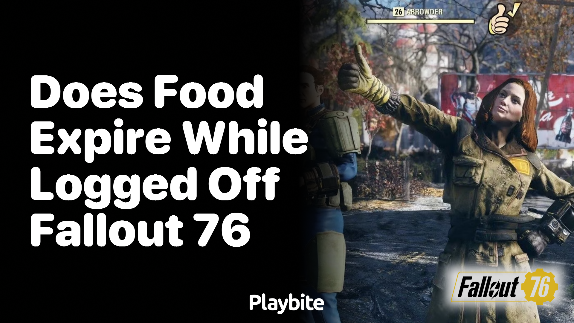 Does food expire while logged off in Fallout 76?