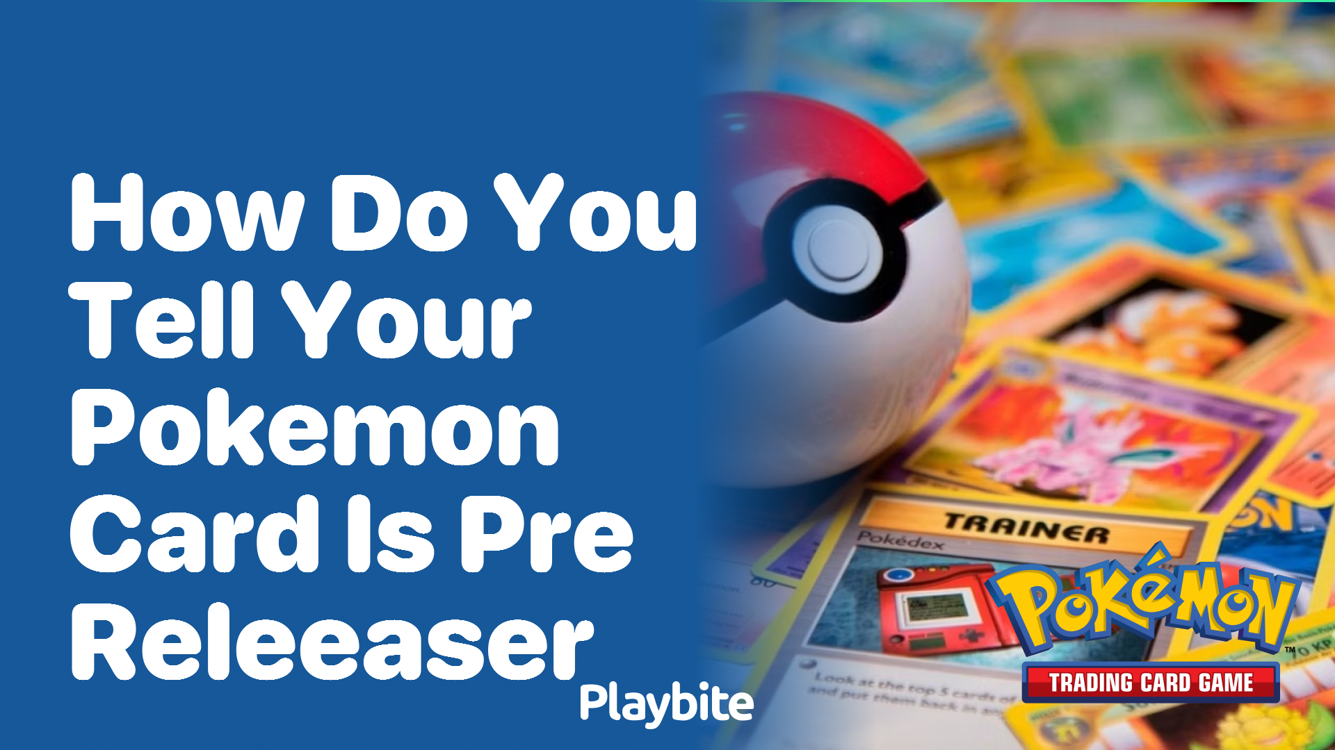 How do you tell if your Pokemon card is a pre-release?