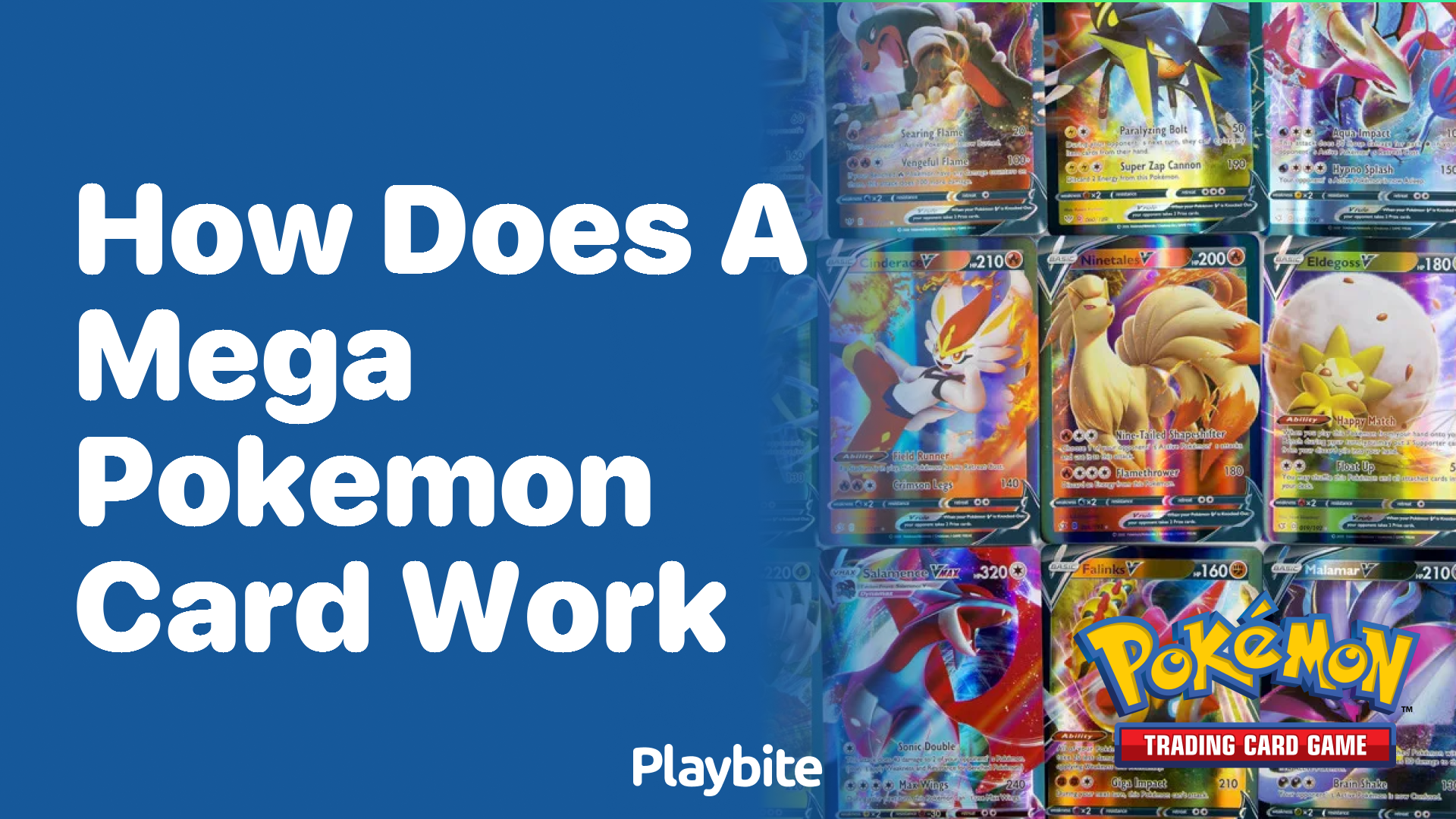 How does a Mega Pokemon card work in the Pokemon TCG?