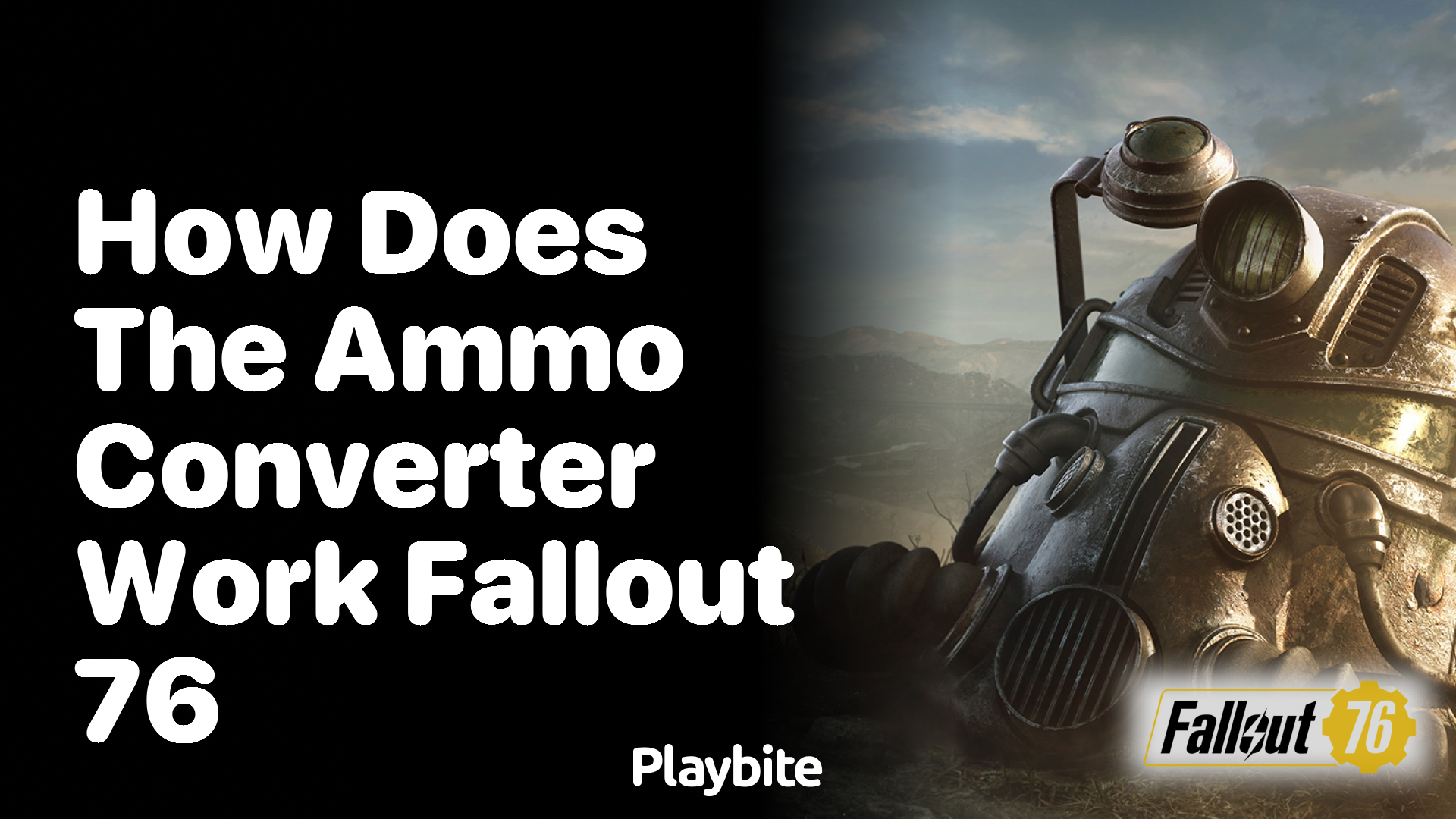 How Does the Ammo Converter Work in Fallout 76?