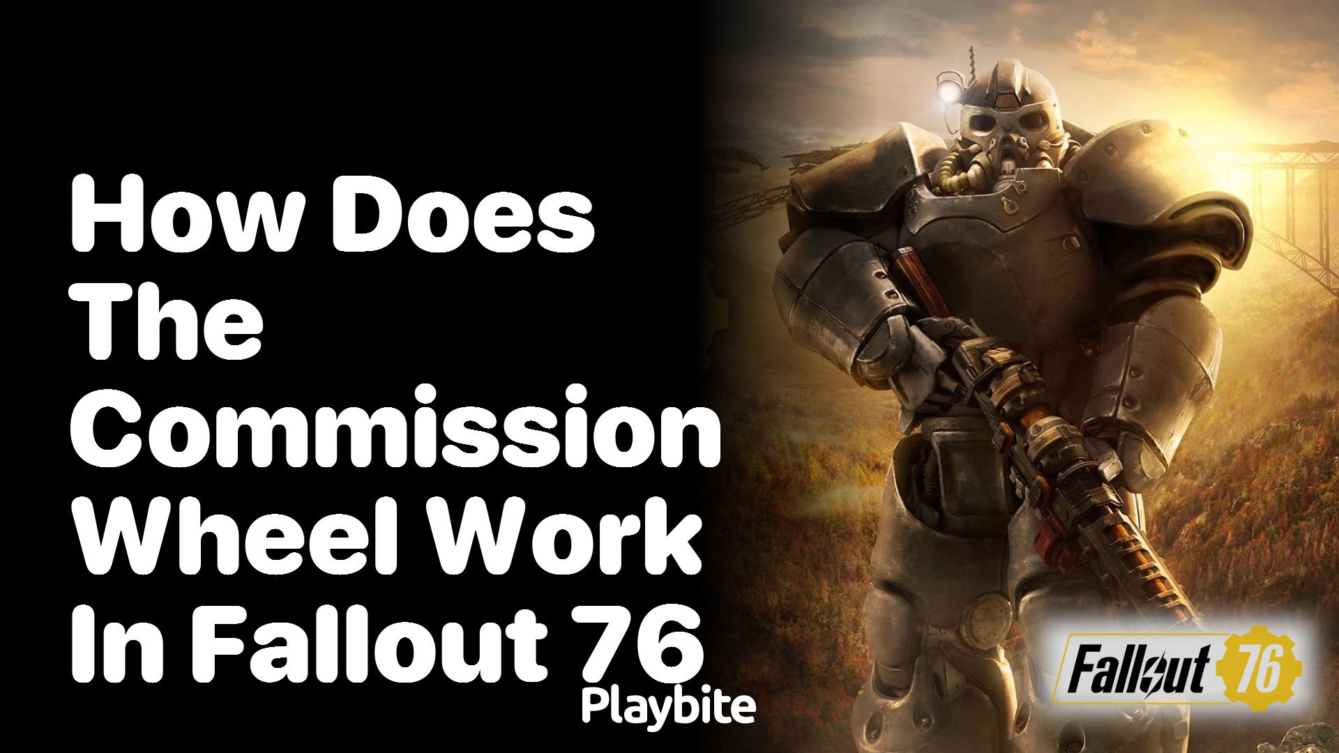 How does the Commission Wheel work in Fallout 76?