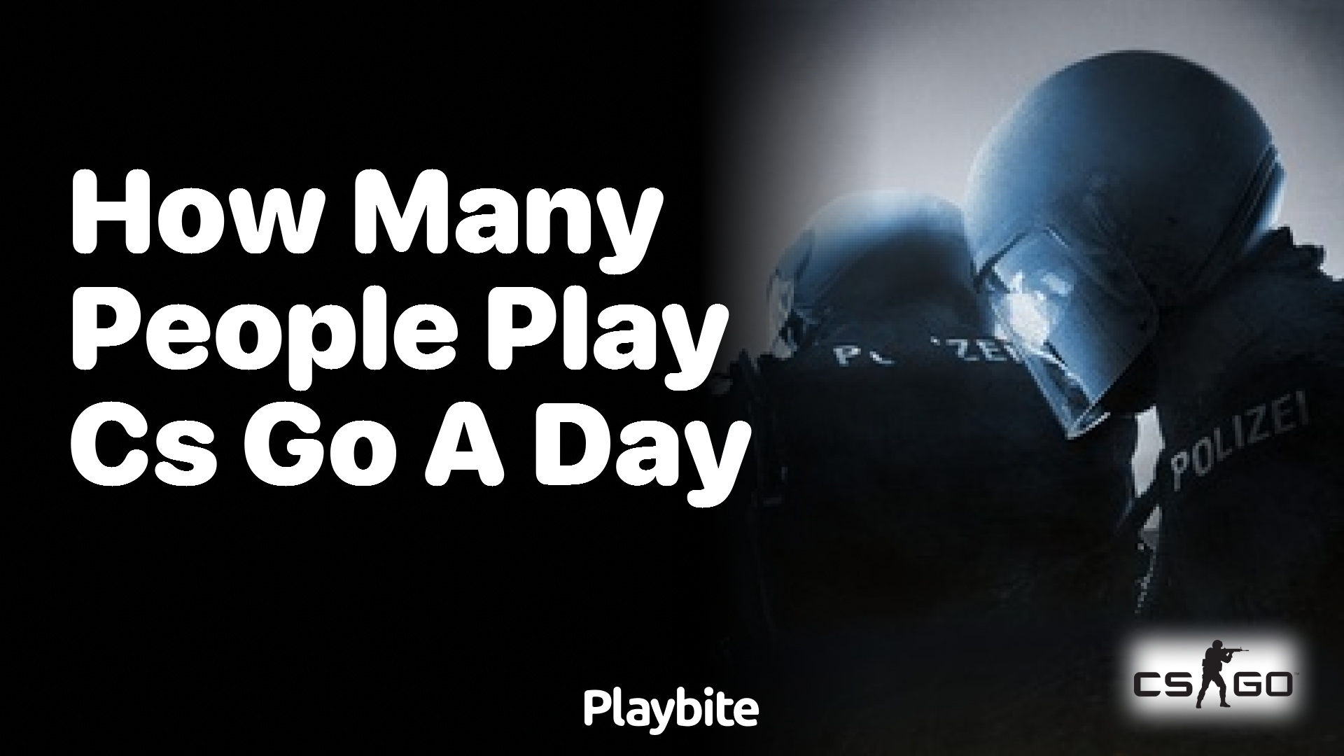 How many people play CS:GO a day?