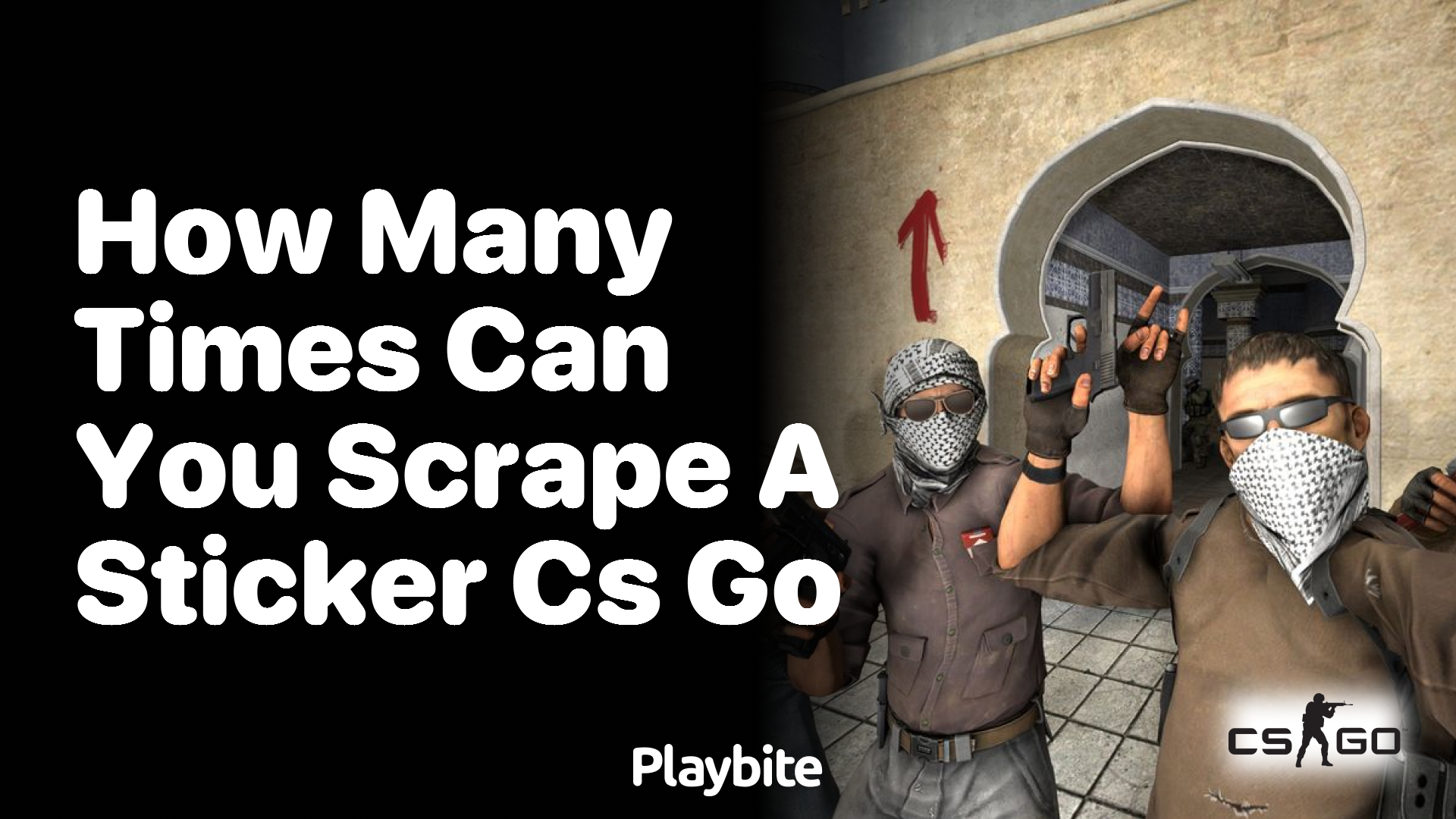 How many times can you scrape a sticker in CS:GO?