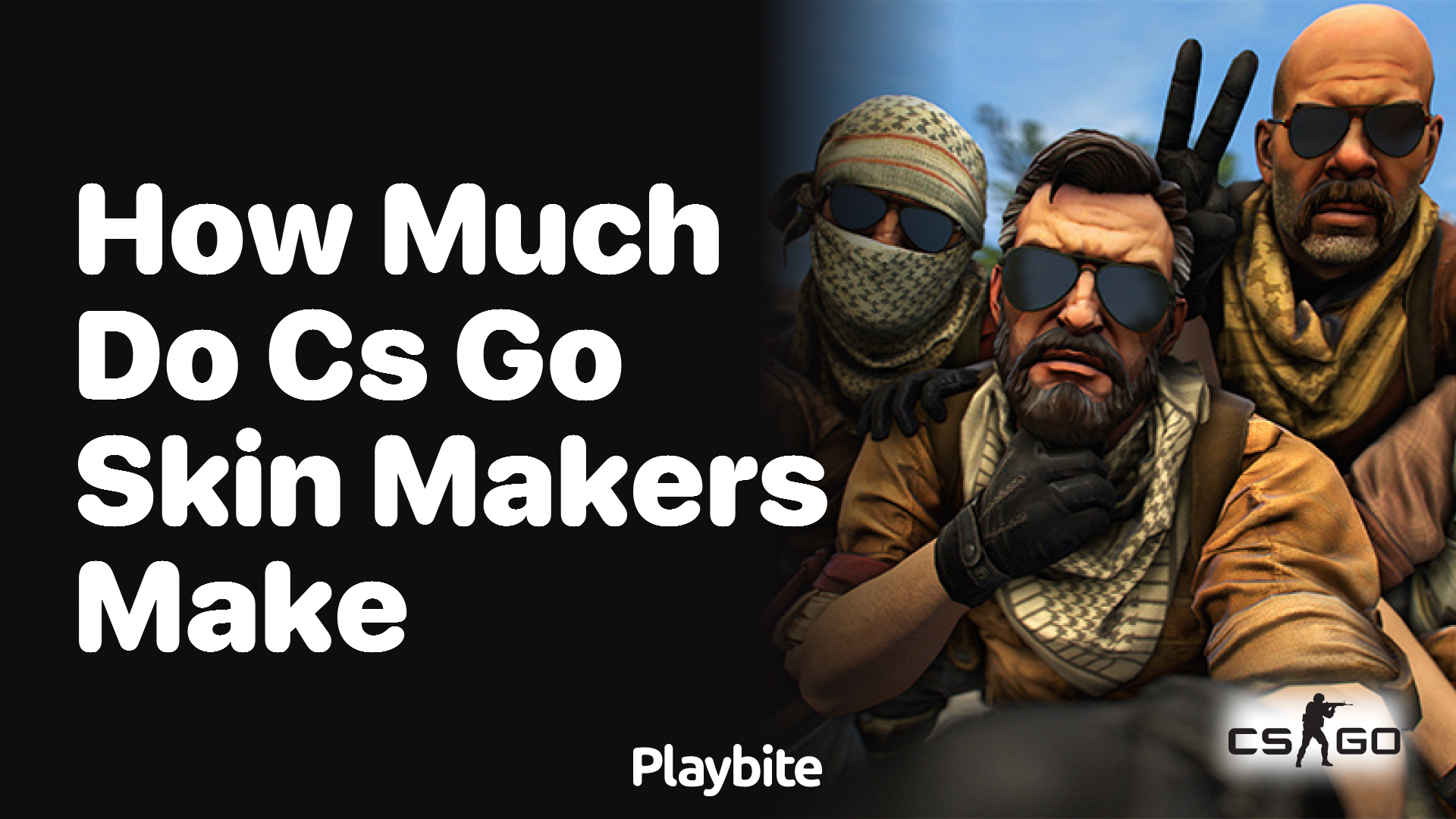 How much do CS:GO skin makers make?
