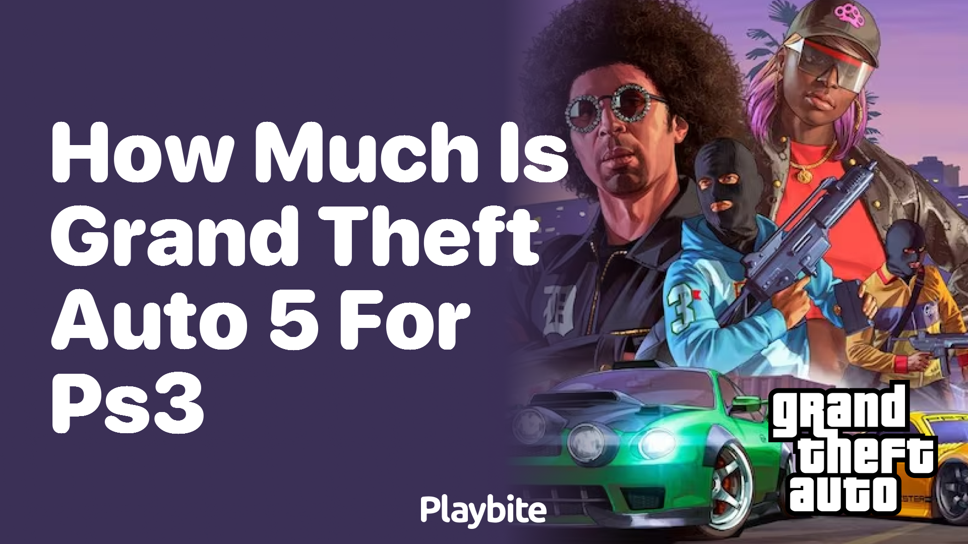 How much is Grand Theft Auto 5 for PS3?