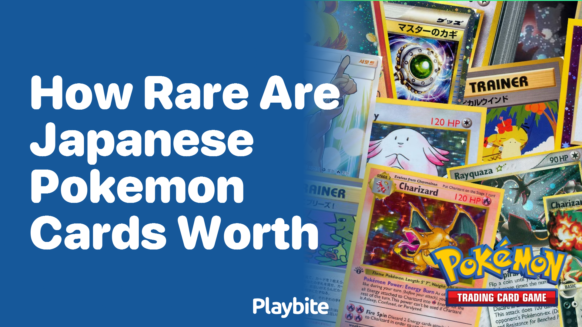 How rare are Japanese Pokemon cards worth?