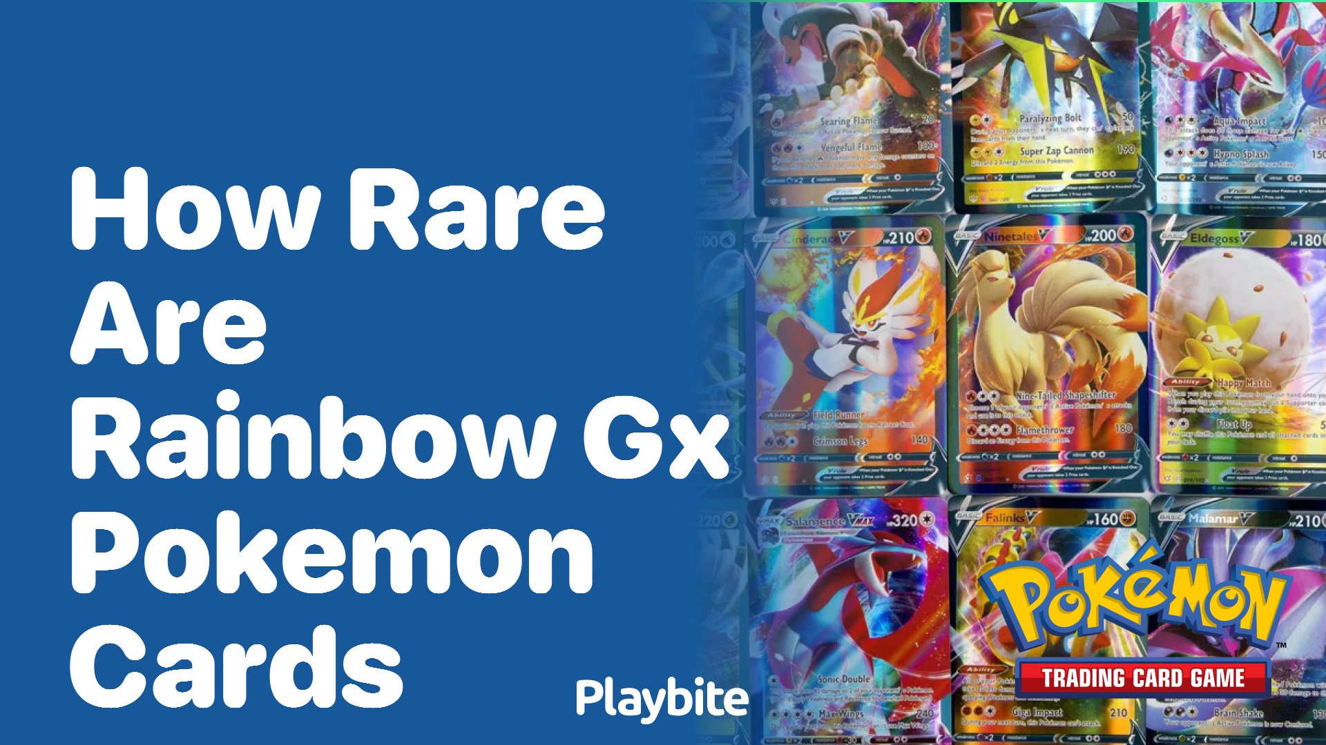 How rare are Rainbow GX Pokemon Cards?