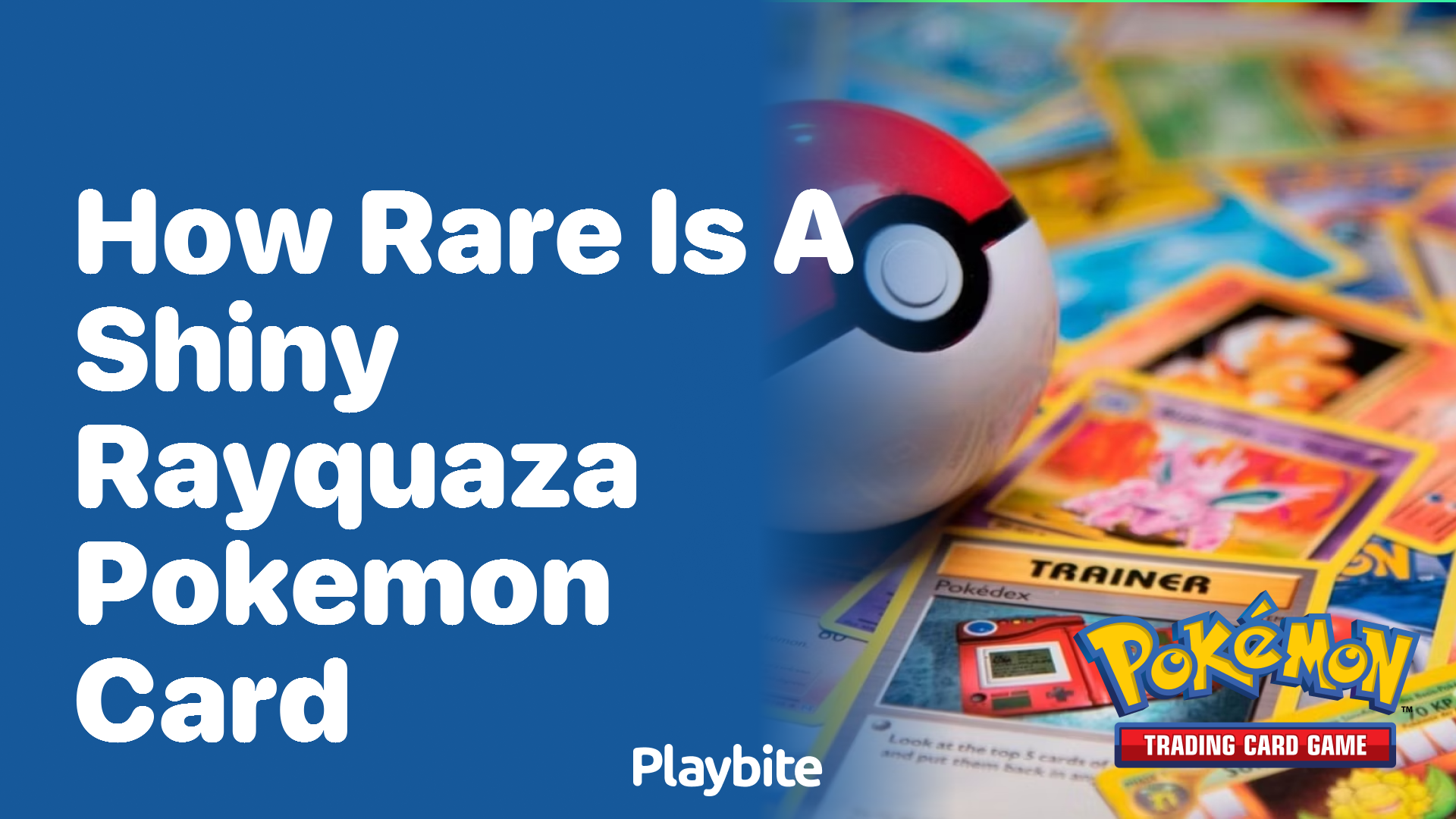 How rare is a shiny Rayquaza Pokemon card?