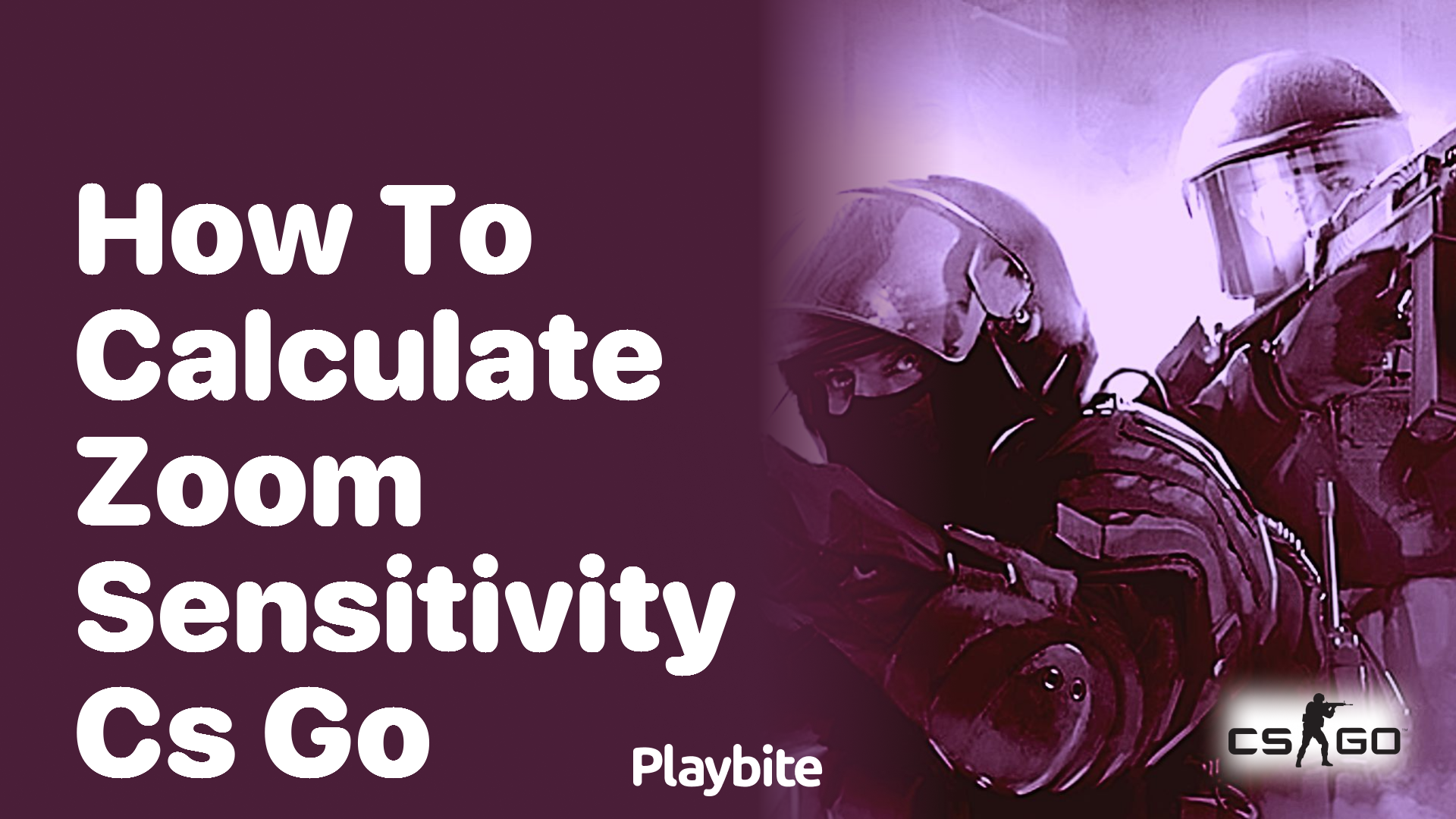 How to calculate zoom sensitivity in CS:GO