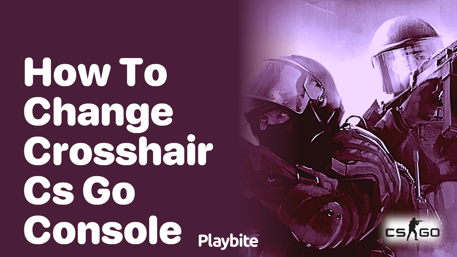 How to change your crosshair in CS:GO using the console