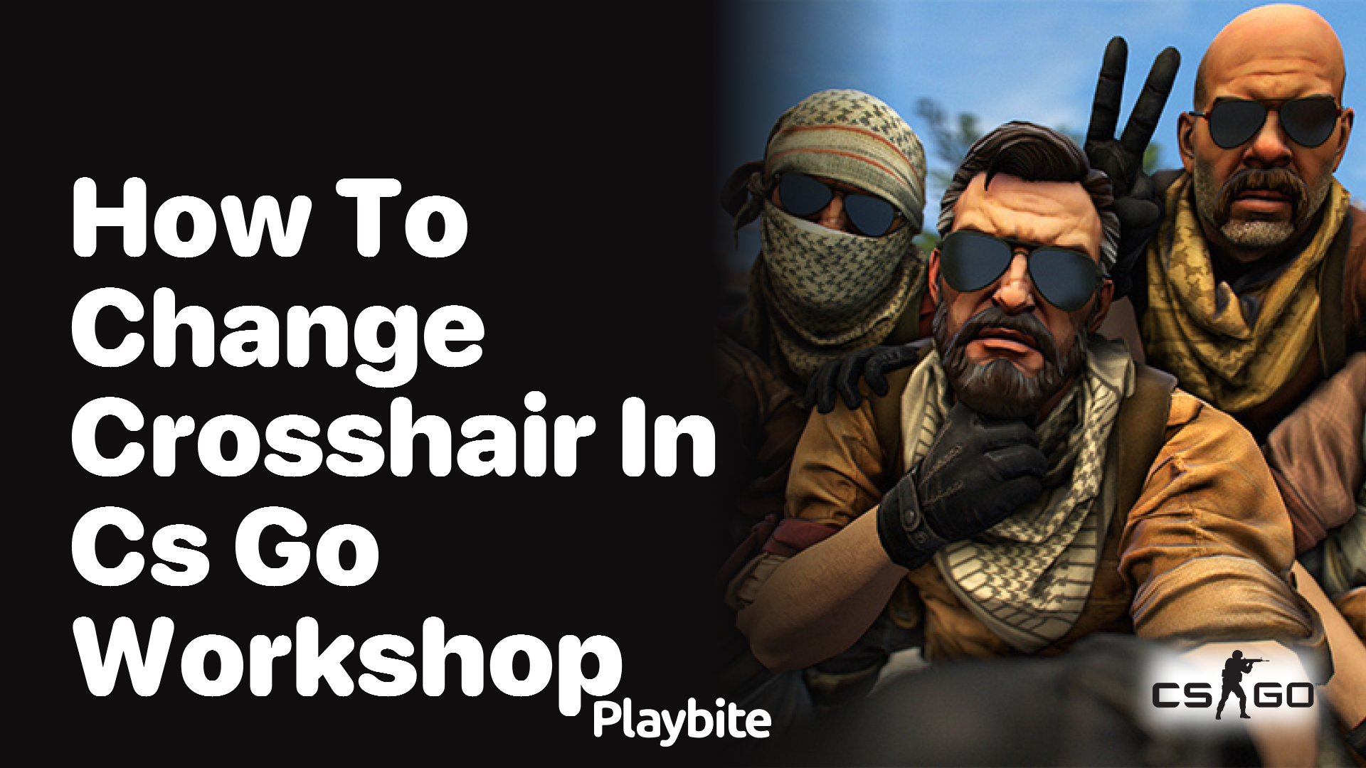 How to change your crosshair in CS:GO Workshop?