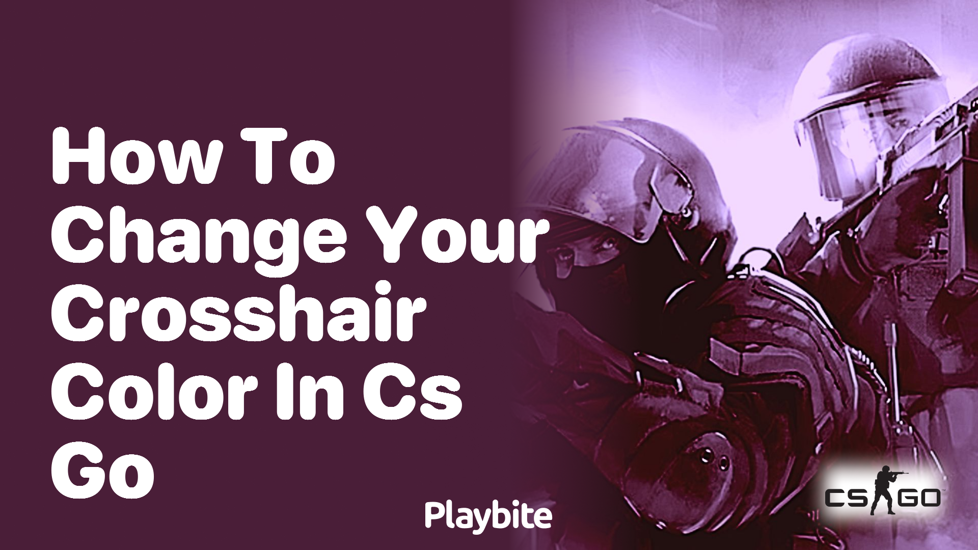 How to change your crosshair color in CS:GO