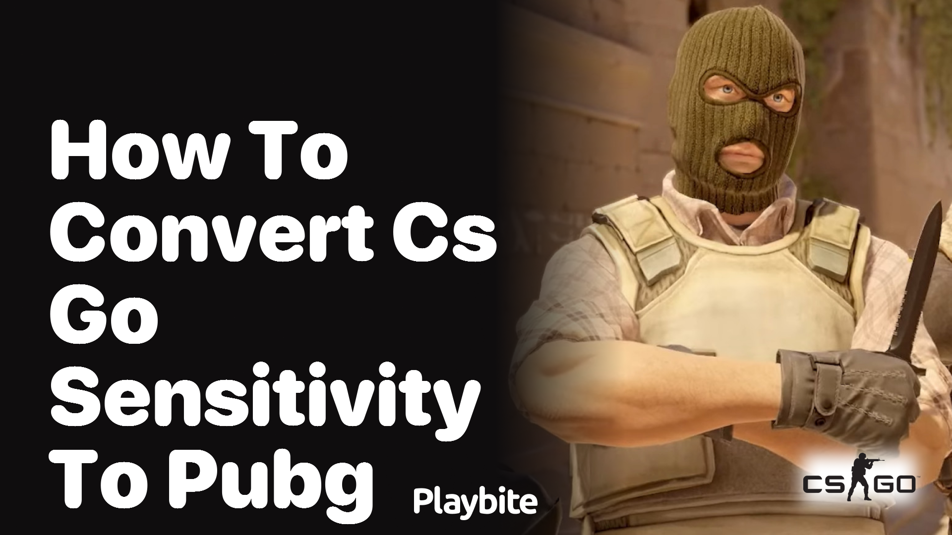 How to convert CS:GO sensitivity to PUBG