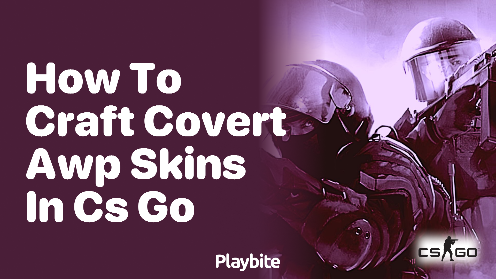 How to craft covert AWP skins in CS:GO