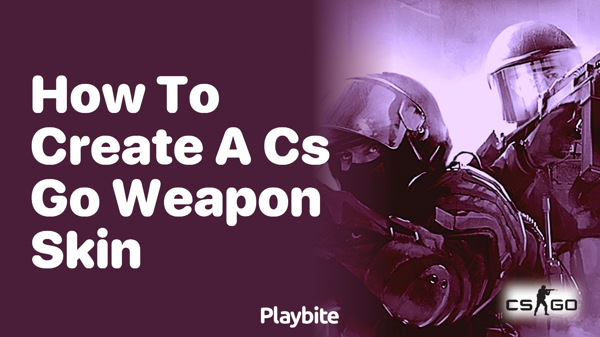 How to create a CS:GO weapon skin