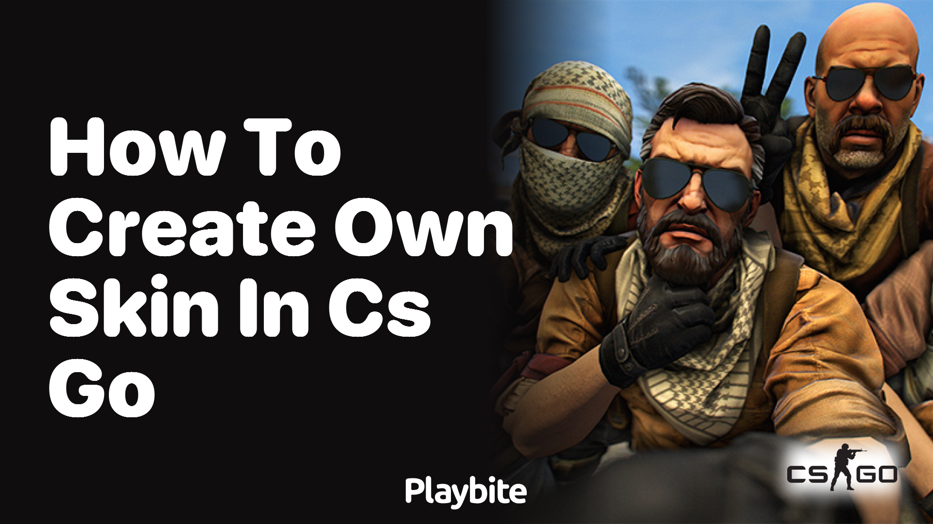 How to create your own skin in CS:GO