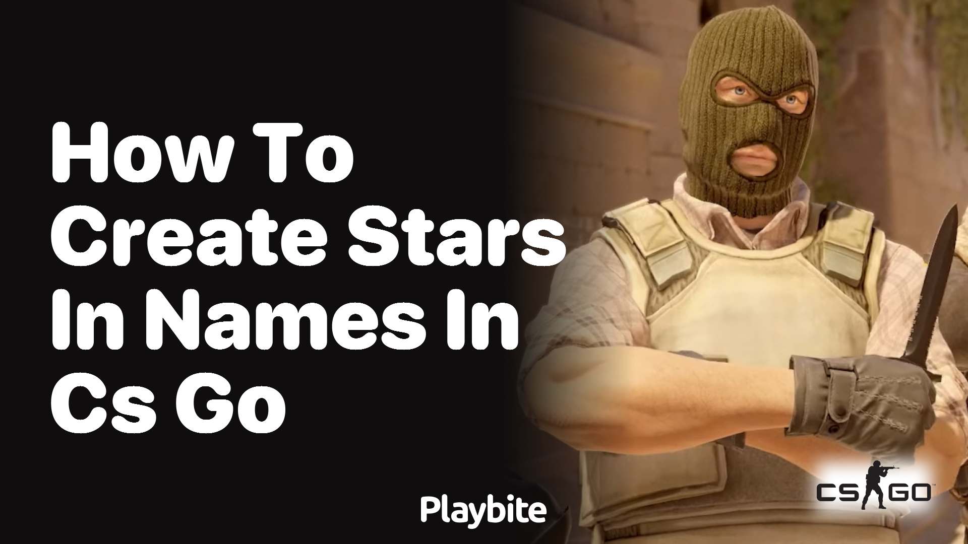 How to create stars in names in CS:GO