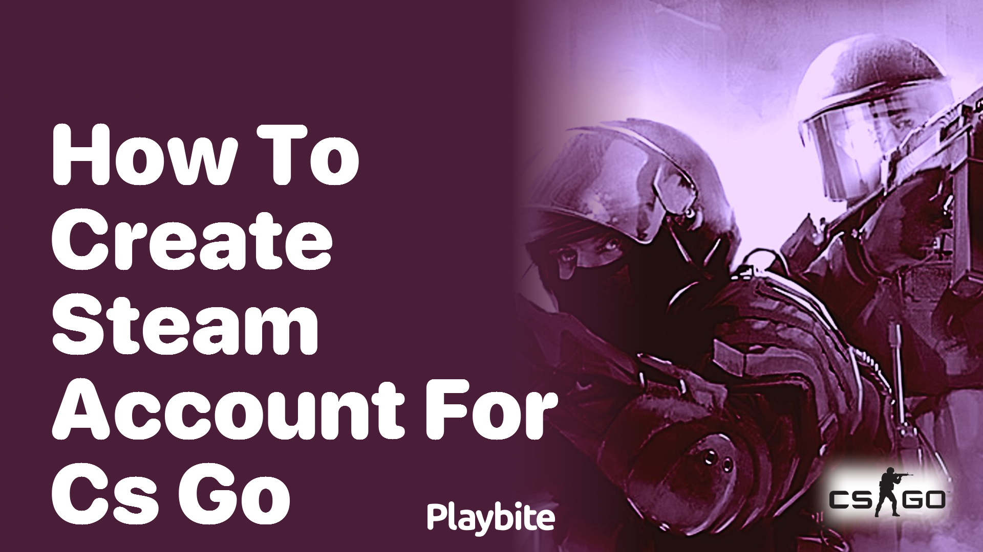 How to create a Steam account for CS:GO