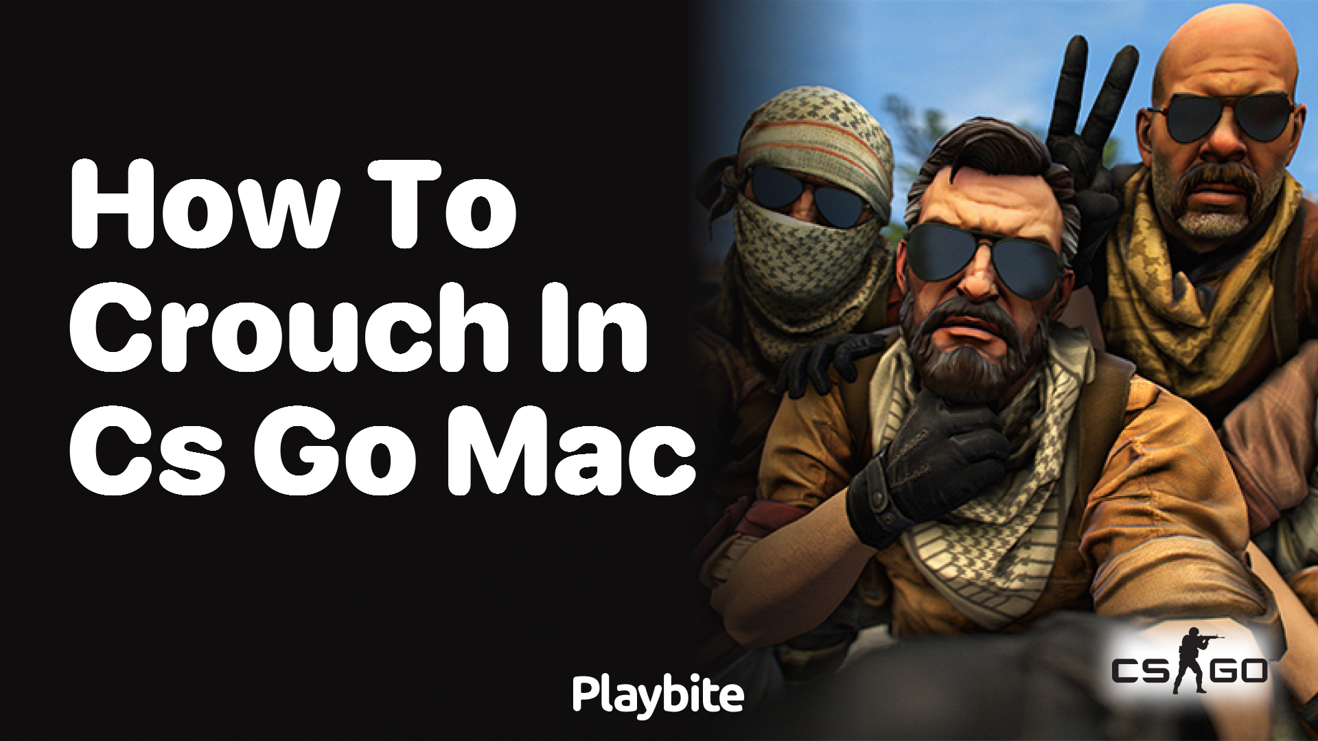 How to crouch in CS:GO on a Mac
