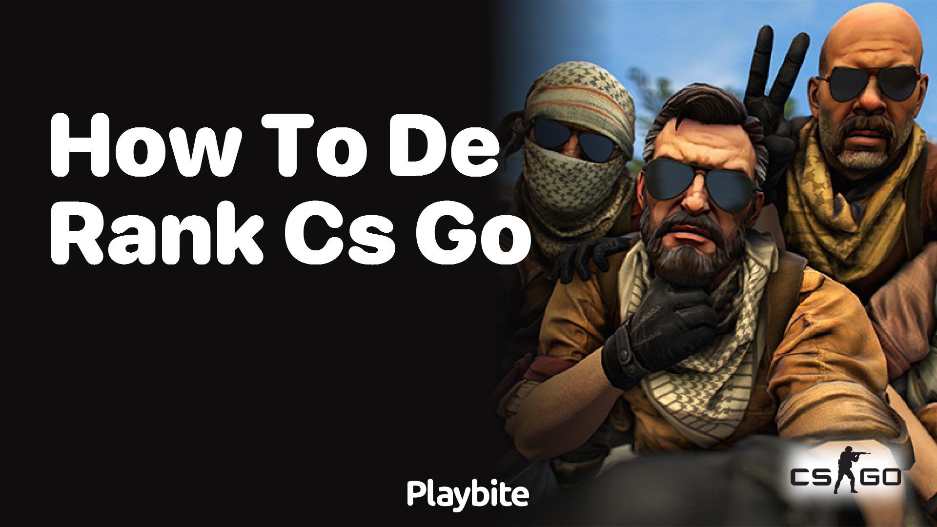 How to derank in CS:GO