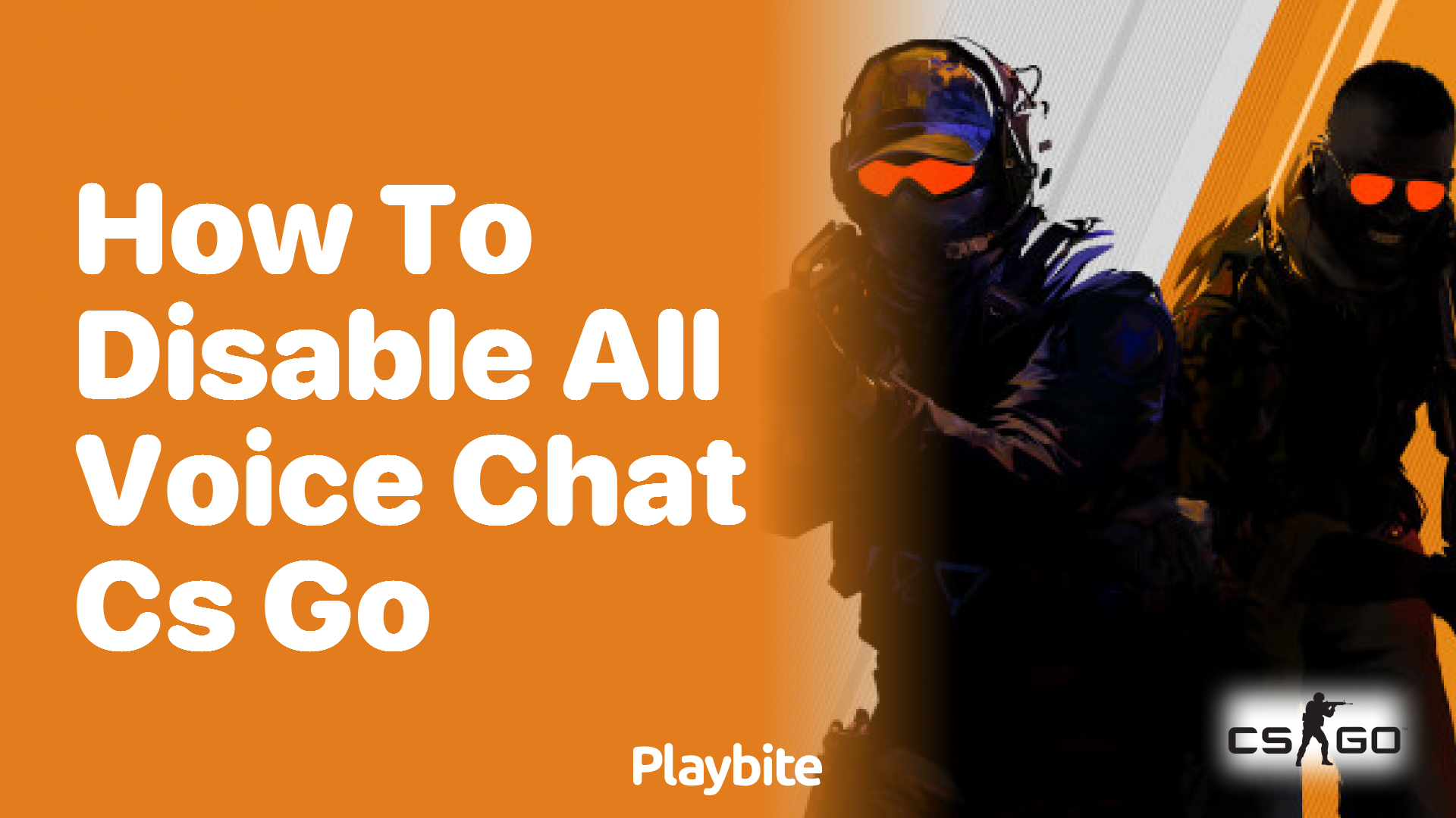 How to disable all voice chat in CS:GO?