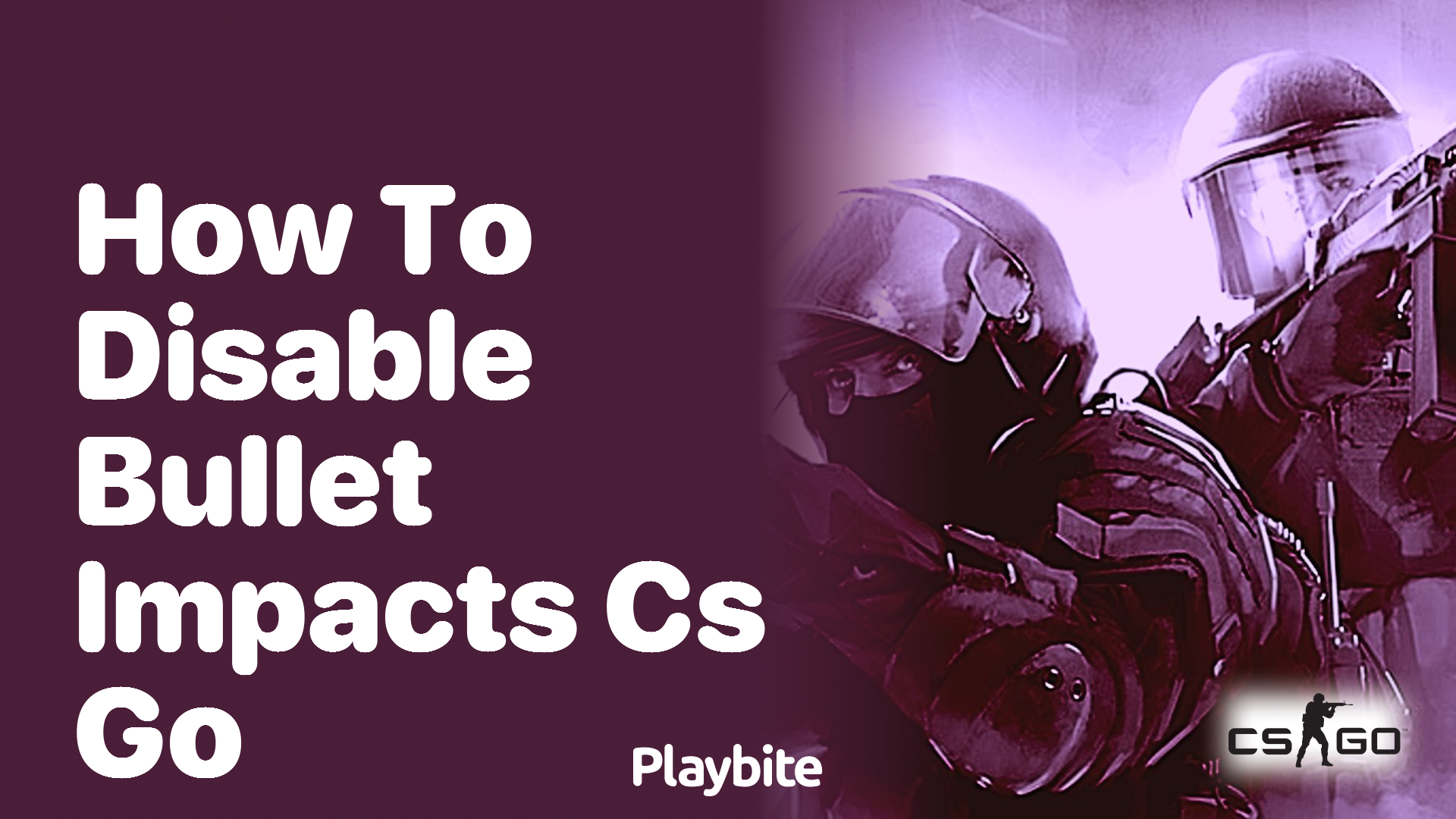 How to disable bullet impacts in CS:GO