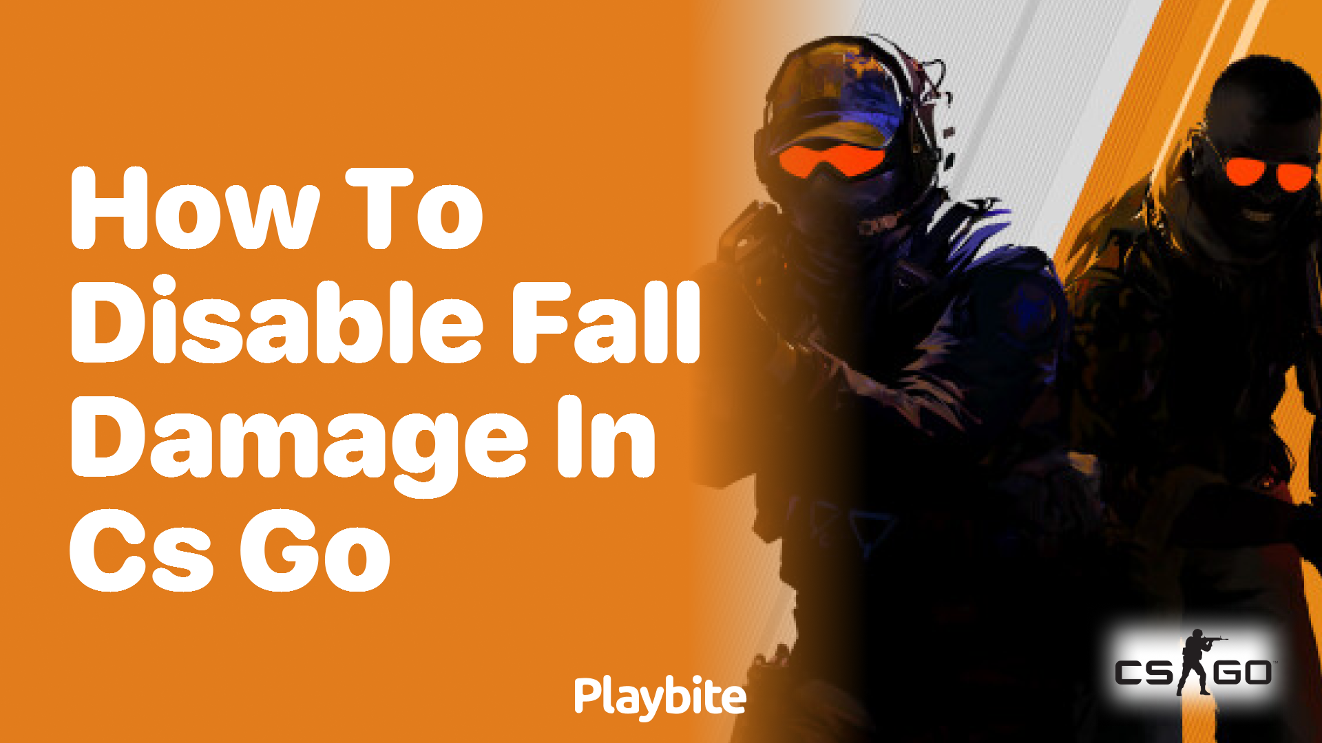 How to disable fall damage in CS:GO