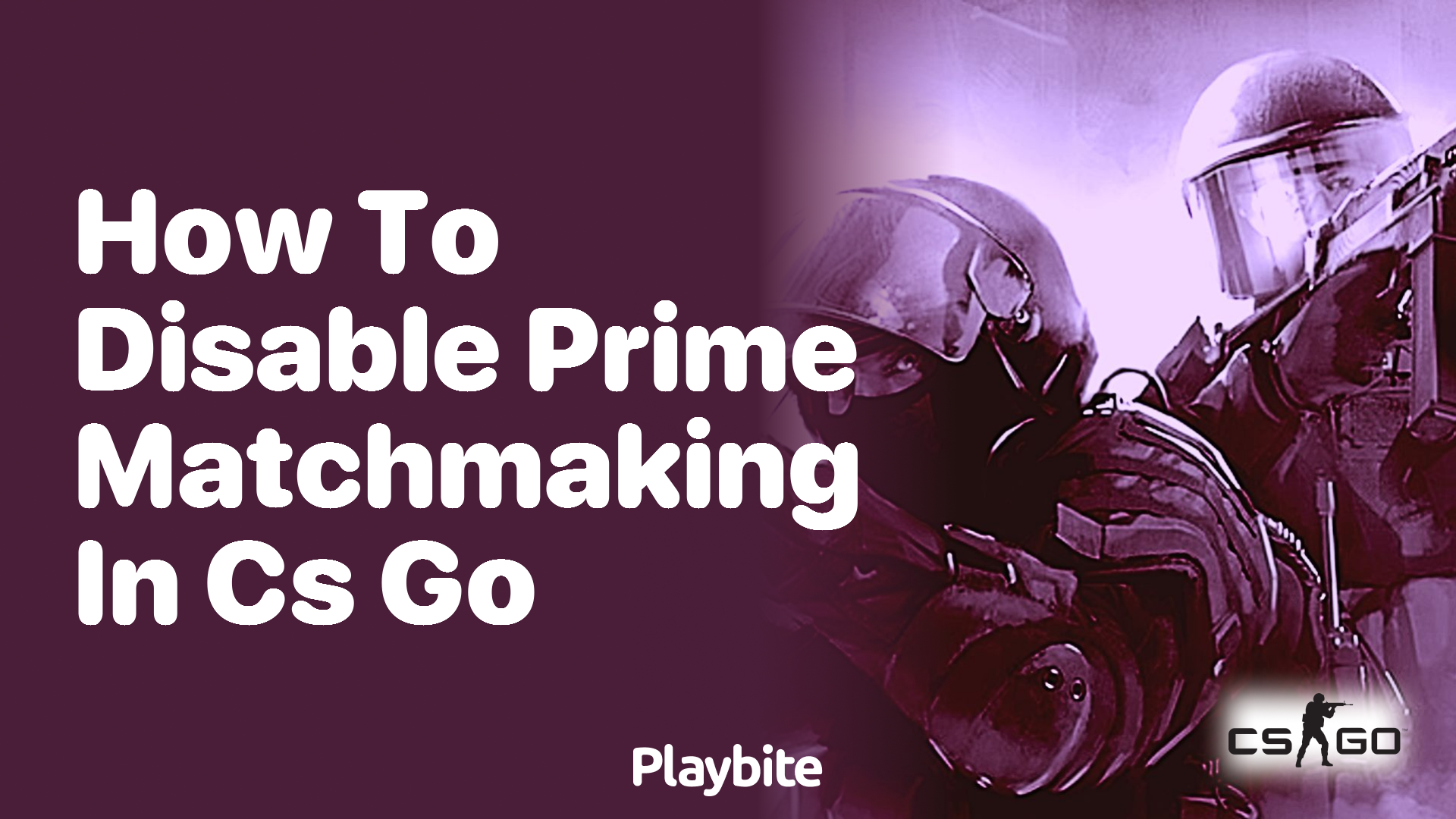 How to disable Prime Matchmaking in CS:GO