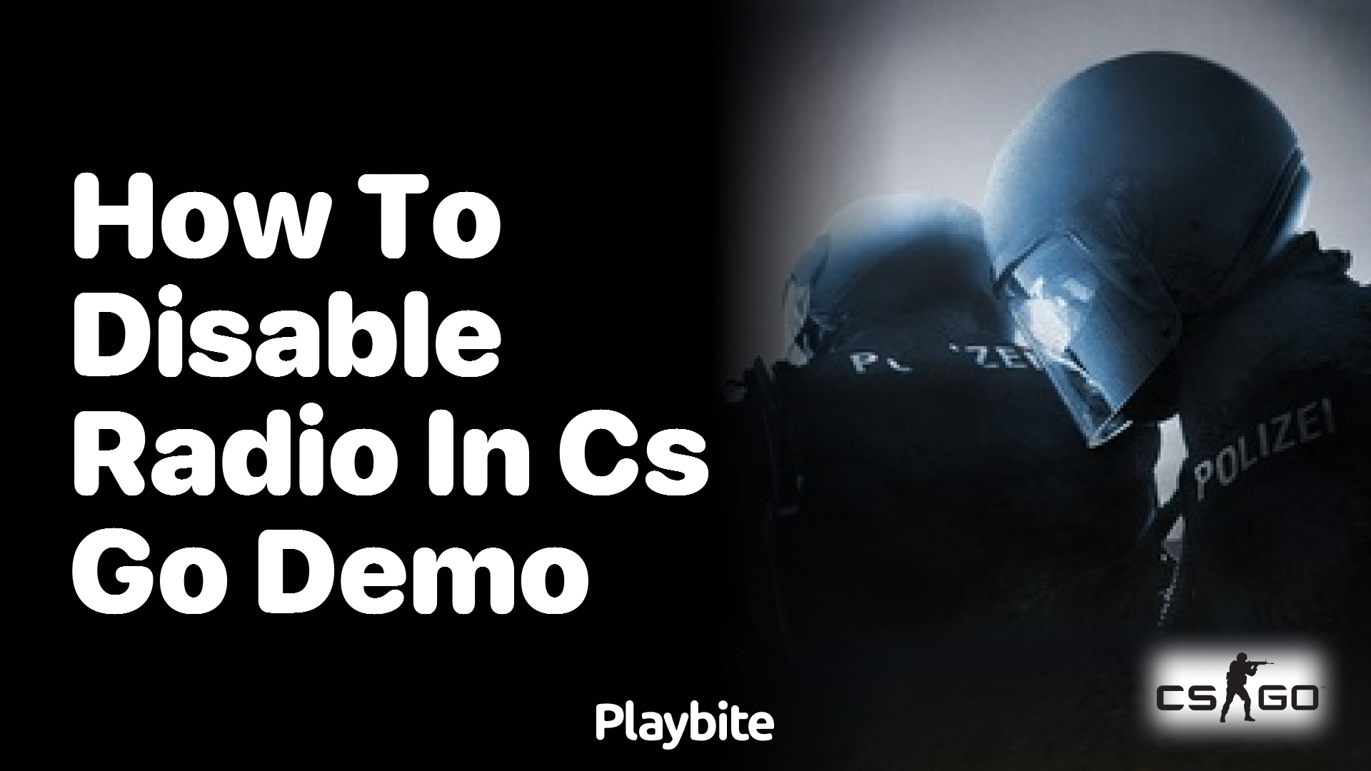 How to Disable Radio in CS:GO Demo