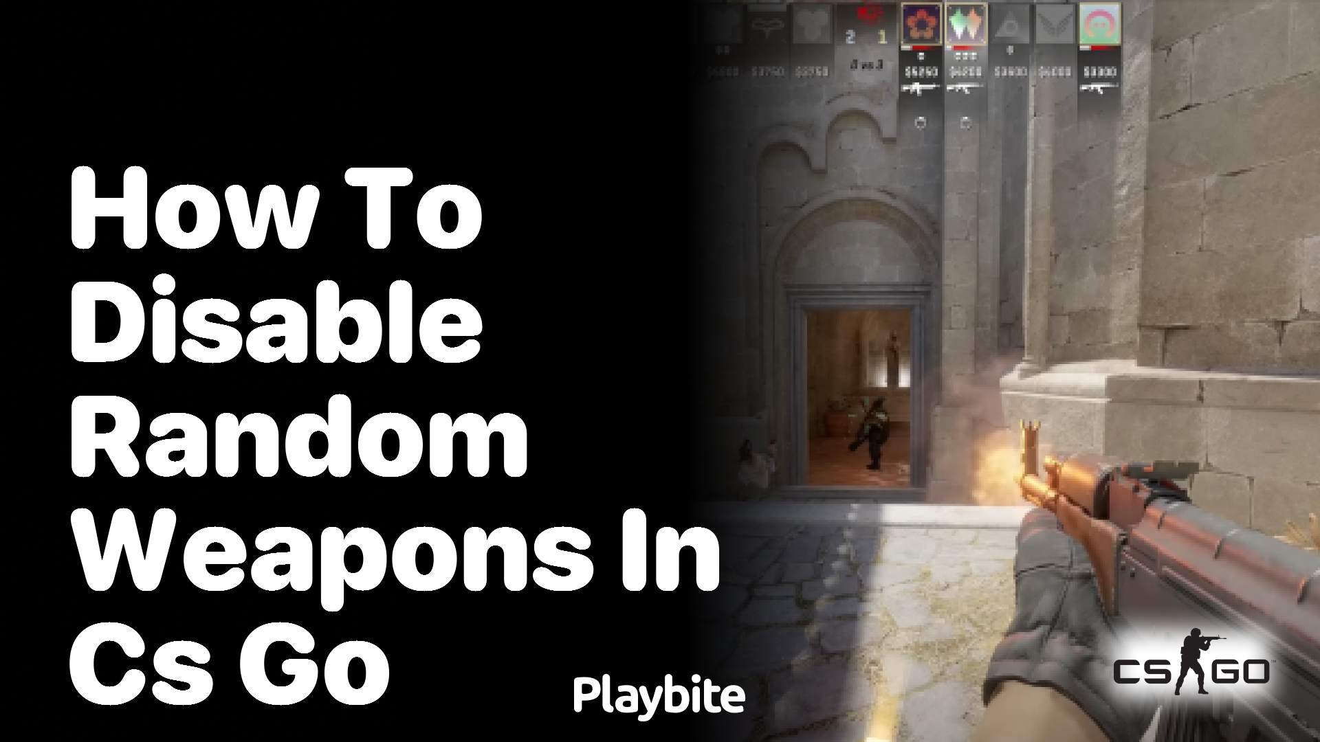 How to disable random weapons in CS:GO