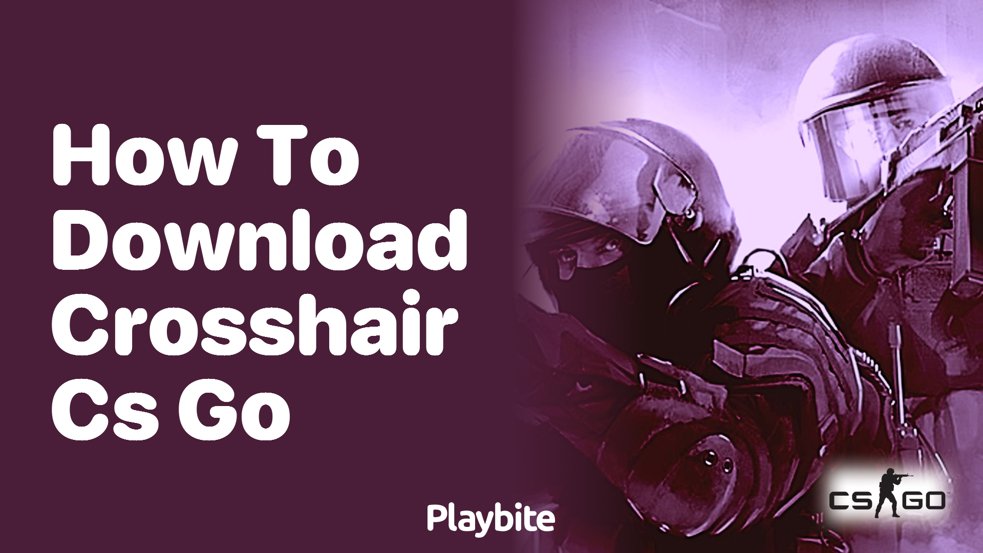 How to download a Crosshair for CS:GO