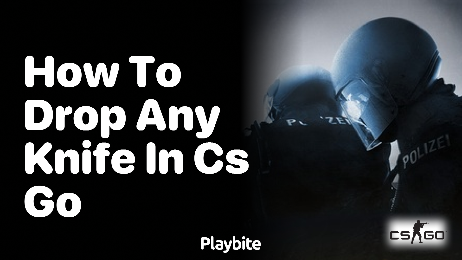 How to drop any knife in CS:GO