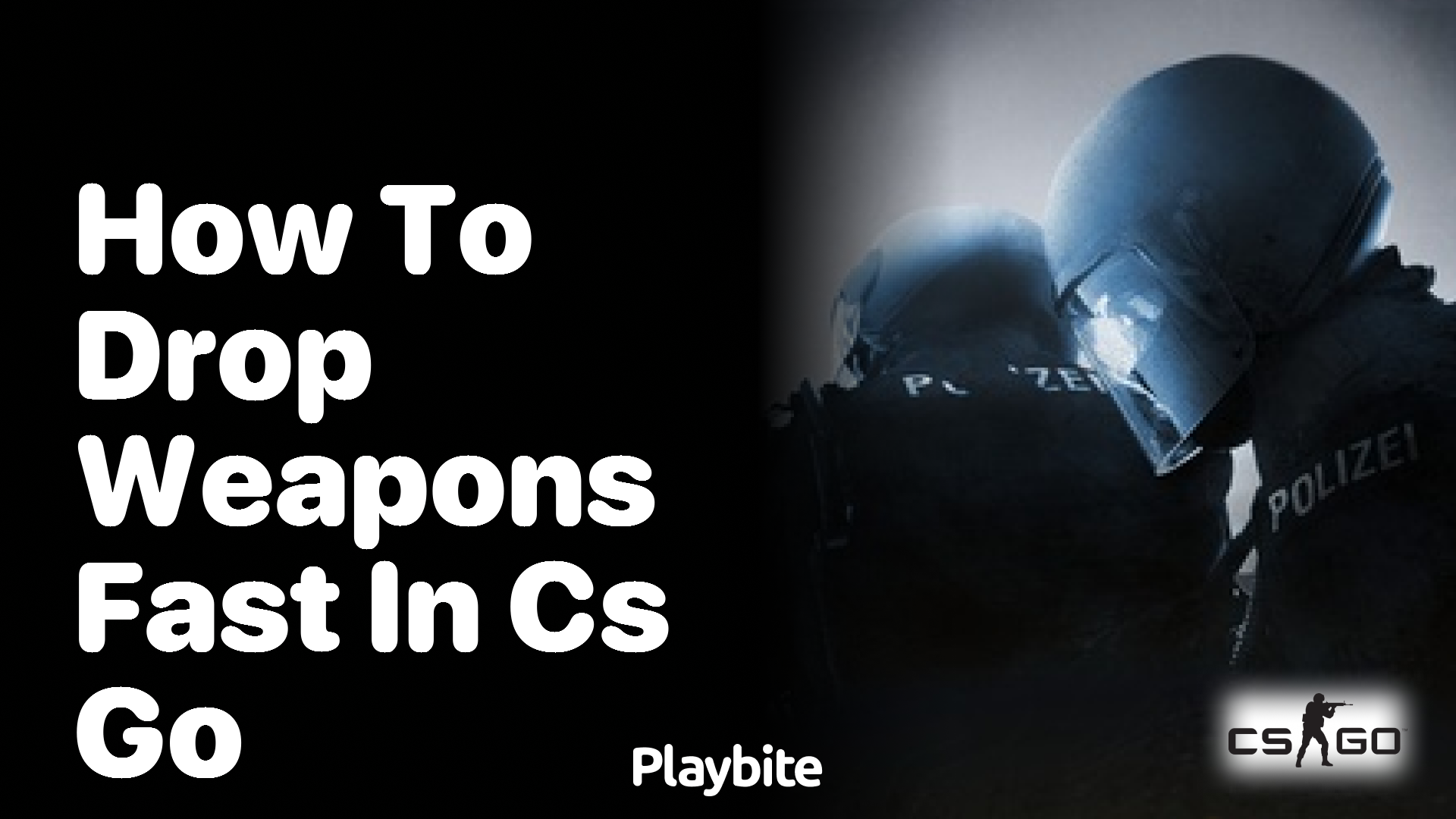 How to drop weapons fast in CS:GO?