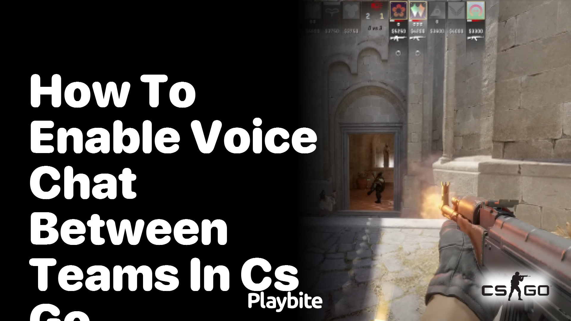 How to enable voice chat between teams in CS:GO