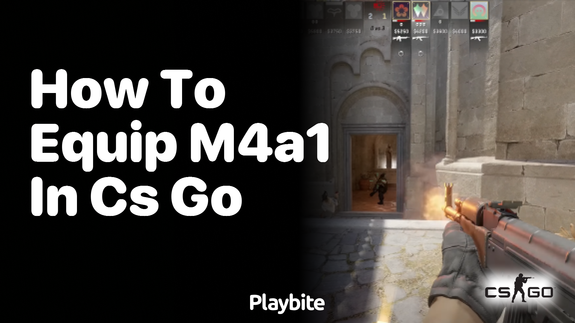 How to equip the M4A1 in CS:GO