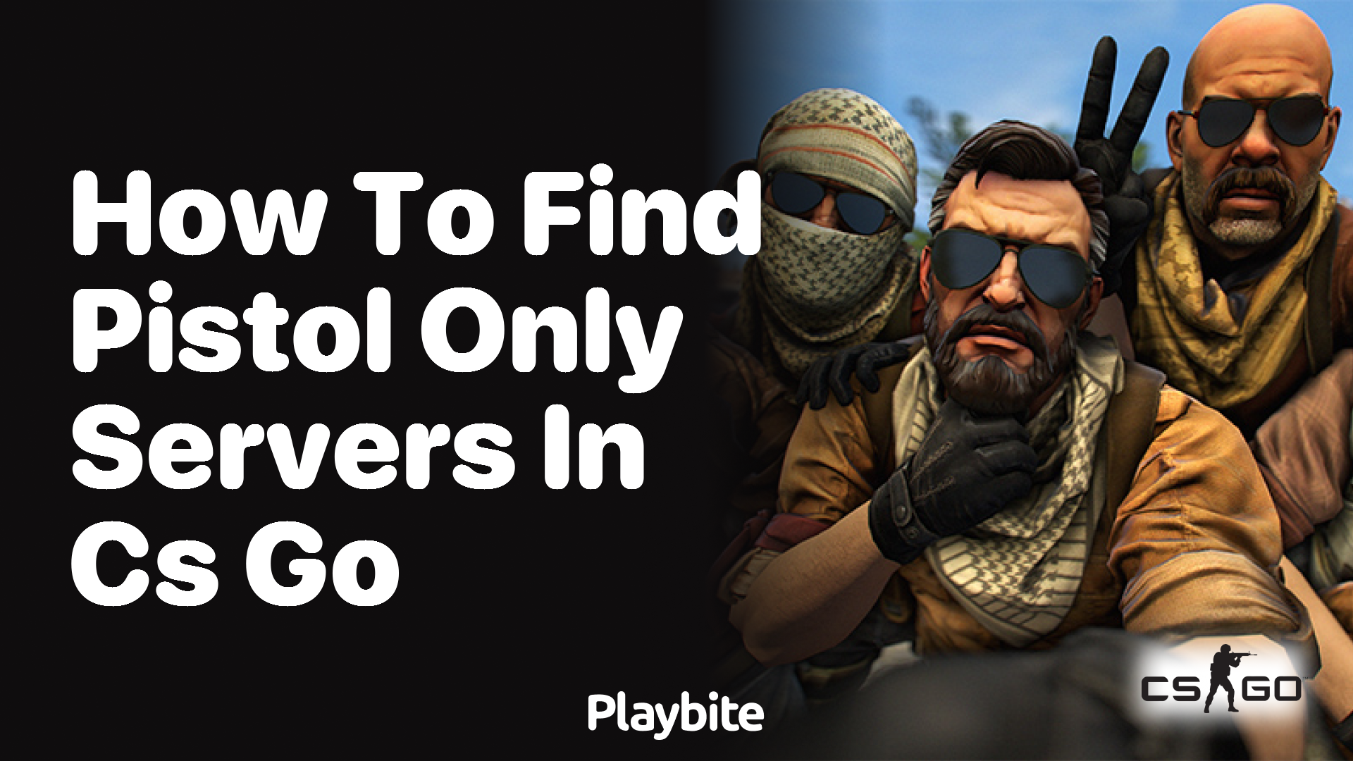 How to find pistol only servers in CS:GO?