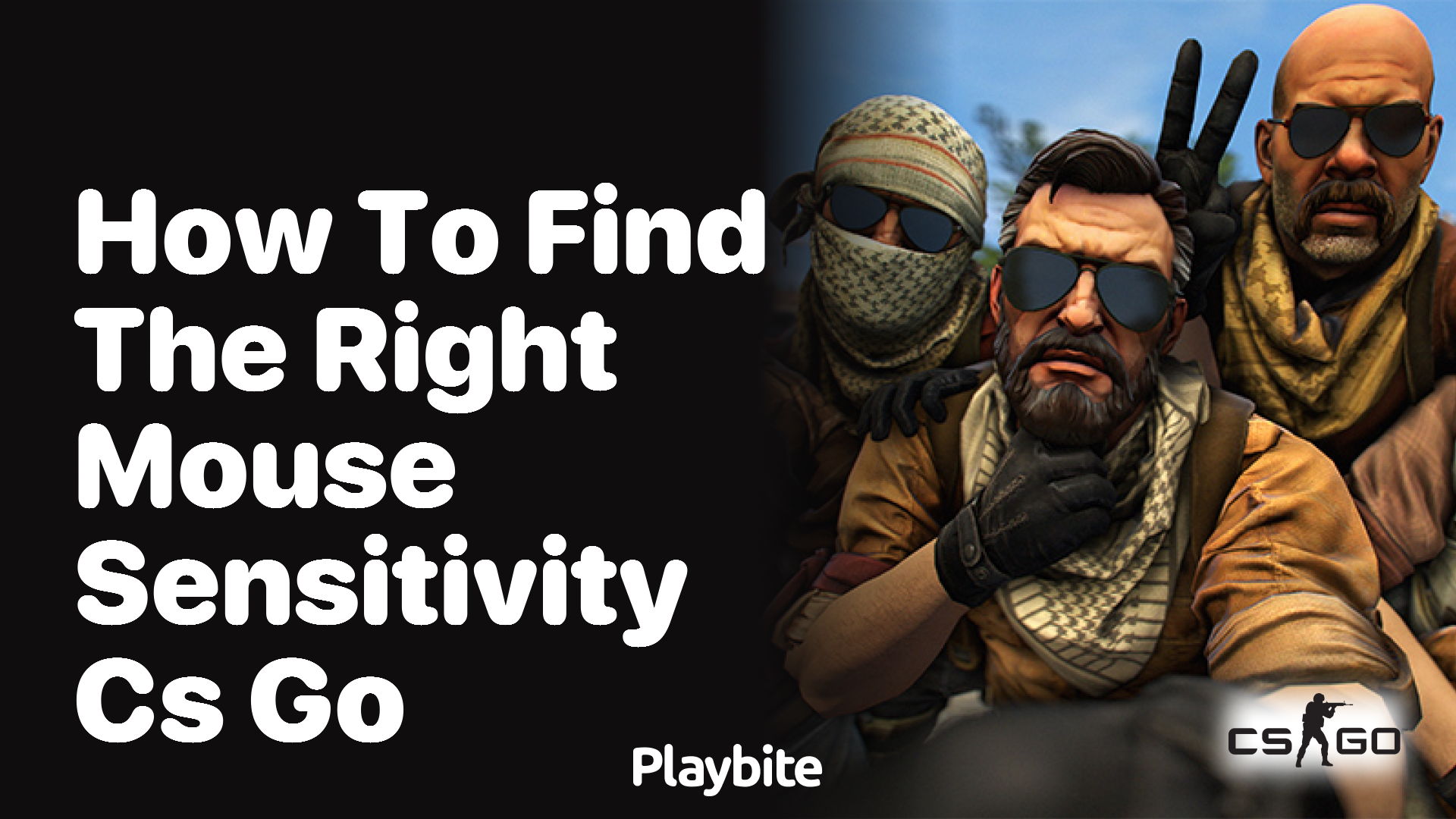 How to find the right mouse sensitivity in CS:GO