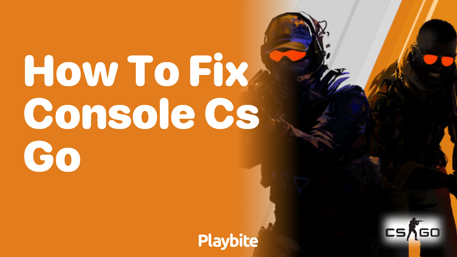 How to Fix the Console in CS:GO