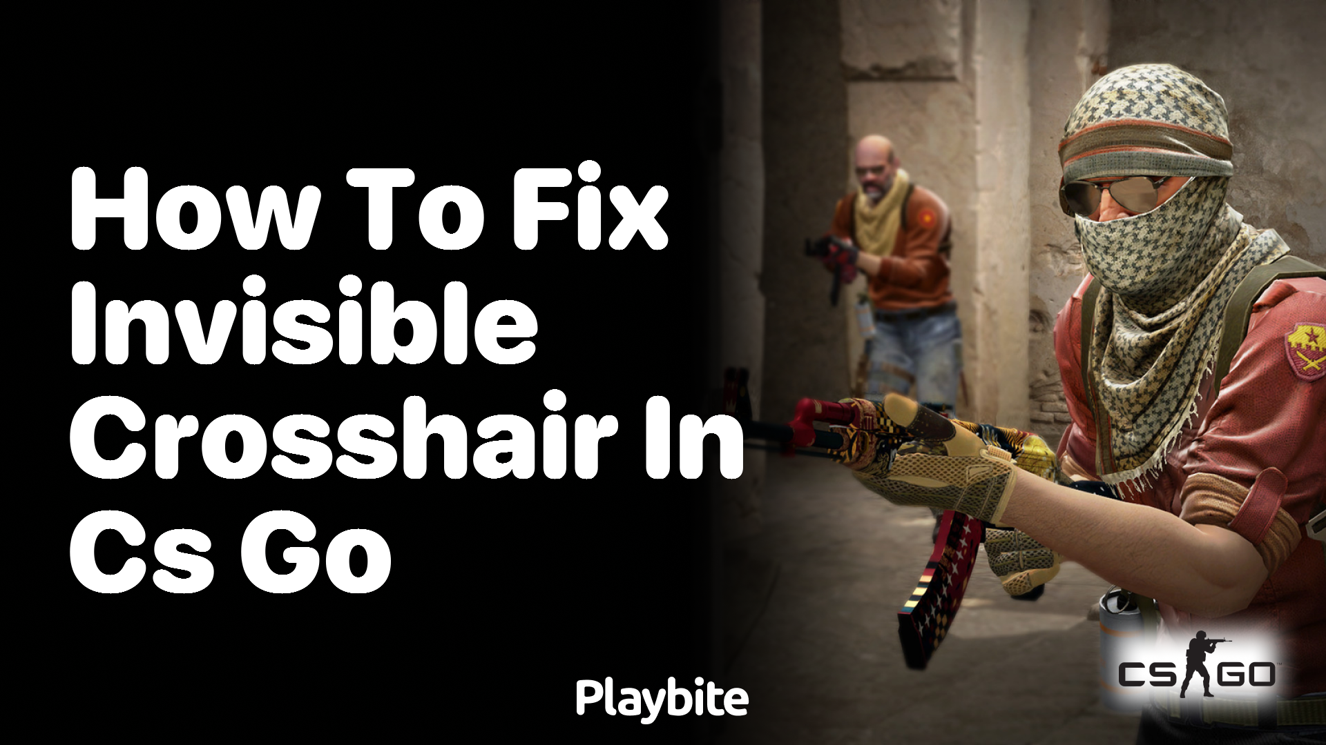 How to fix an invisible crosshair in CS:GO