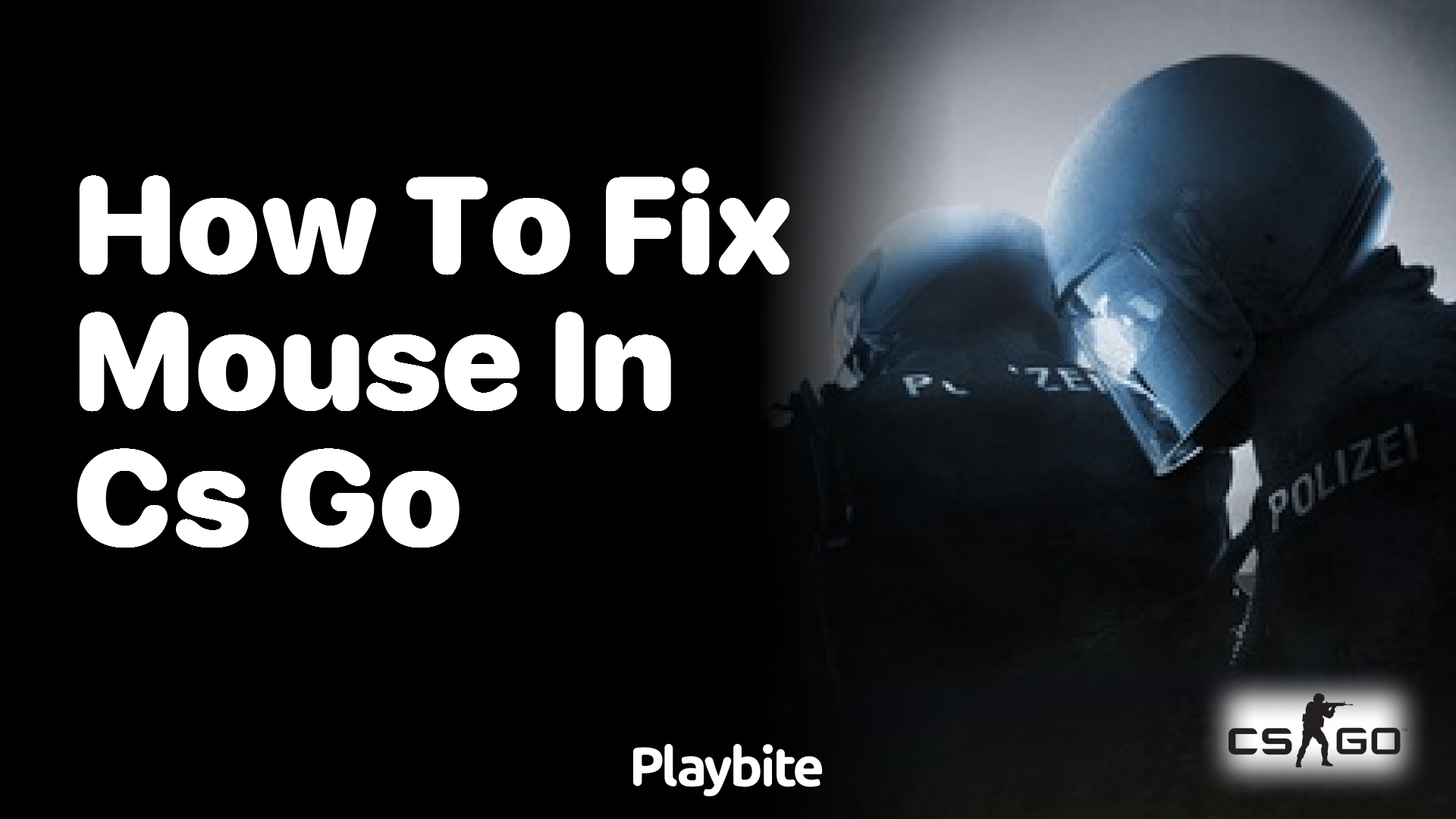 How to fix mouse in CS:GO