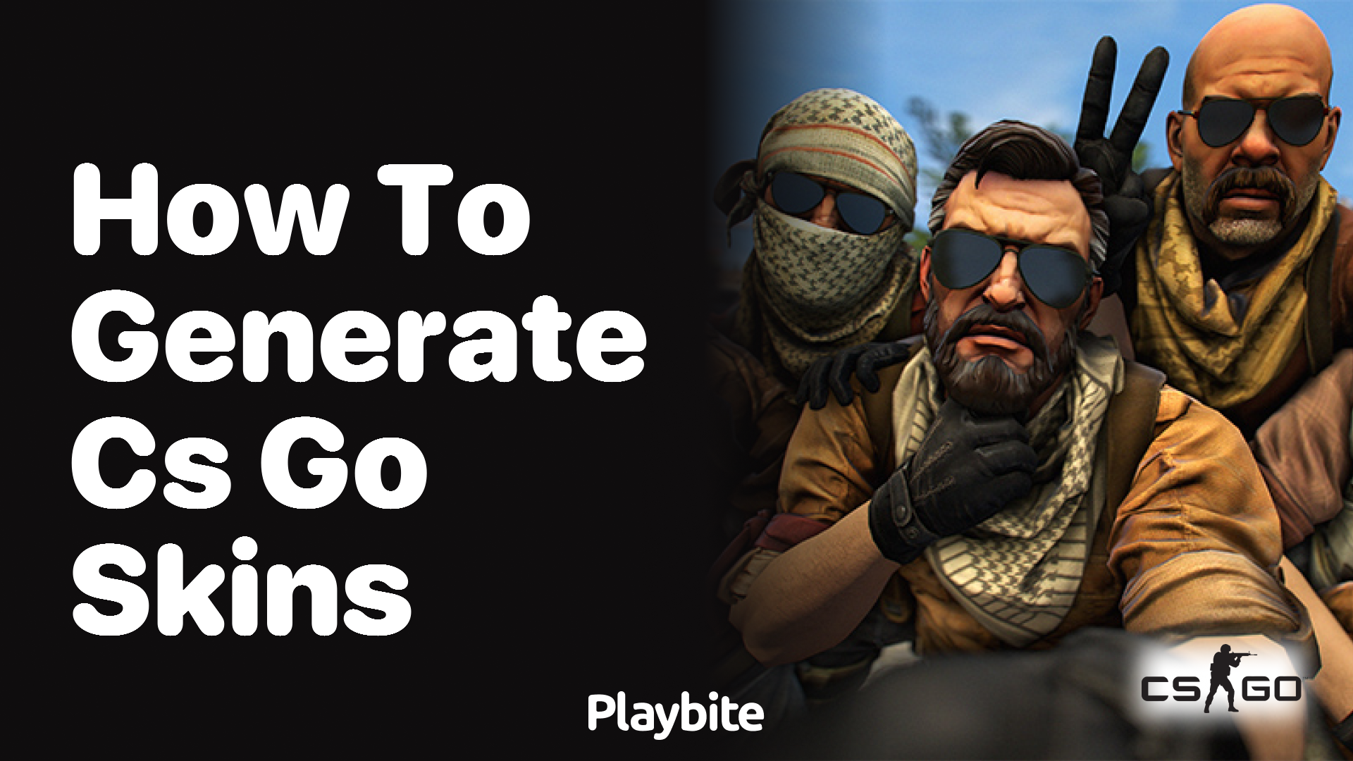 How to generate CS:GO skins